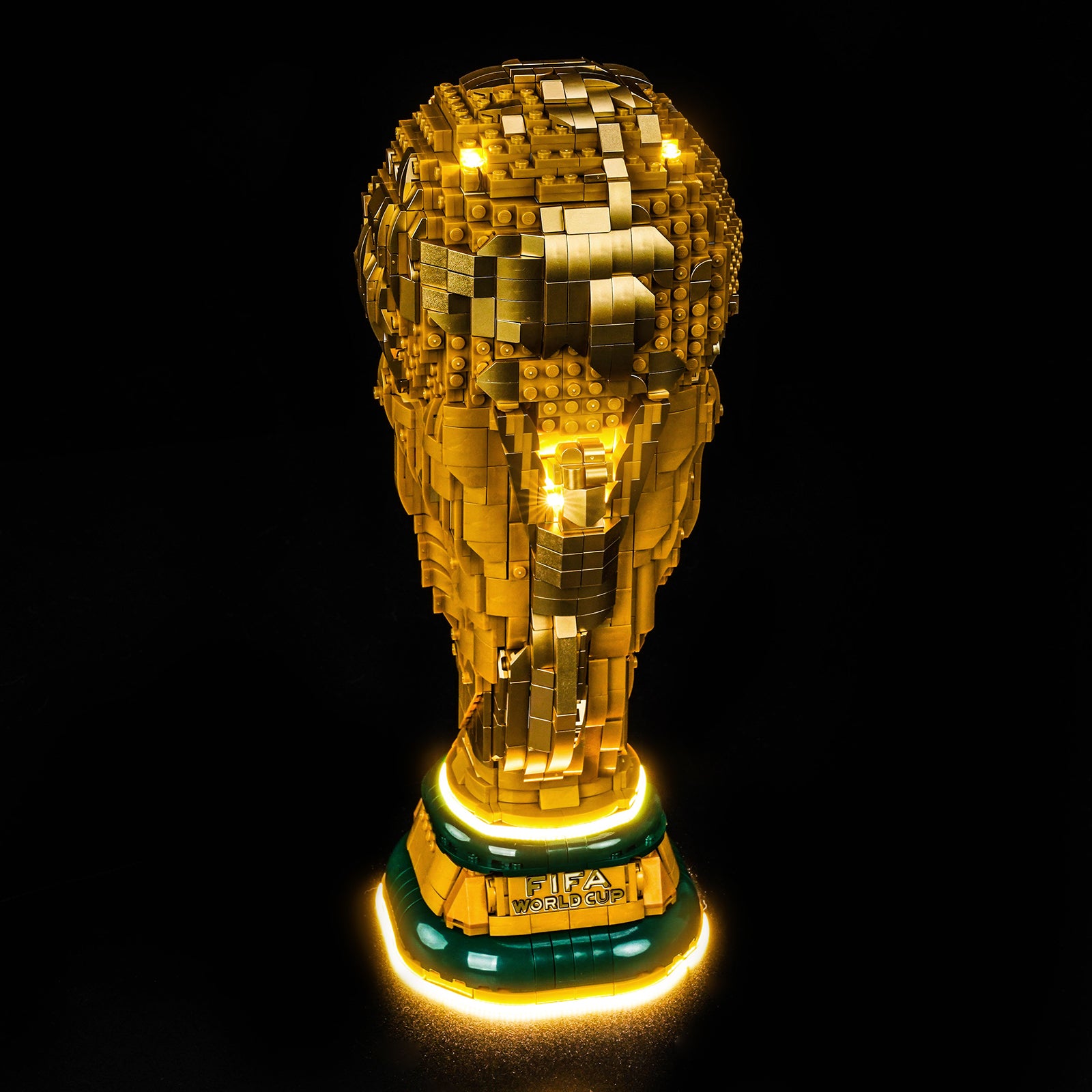 BrickBling Light Kit for LEGO Editions FIFA World Cup™ Official Trophy 43020 Warm Light Version