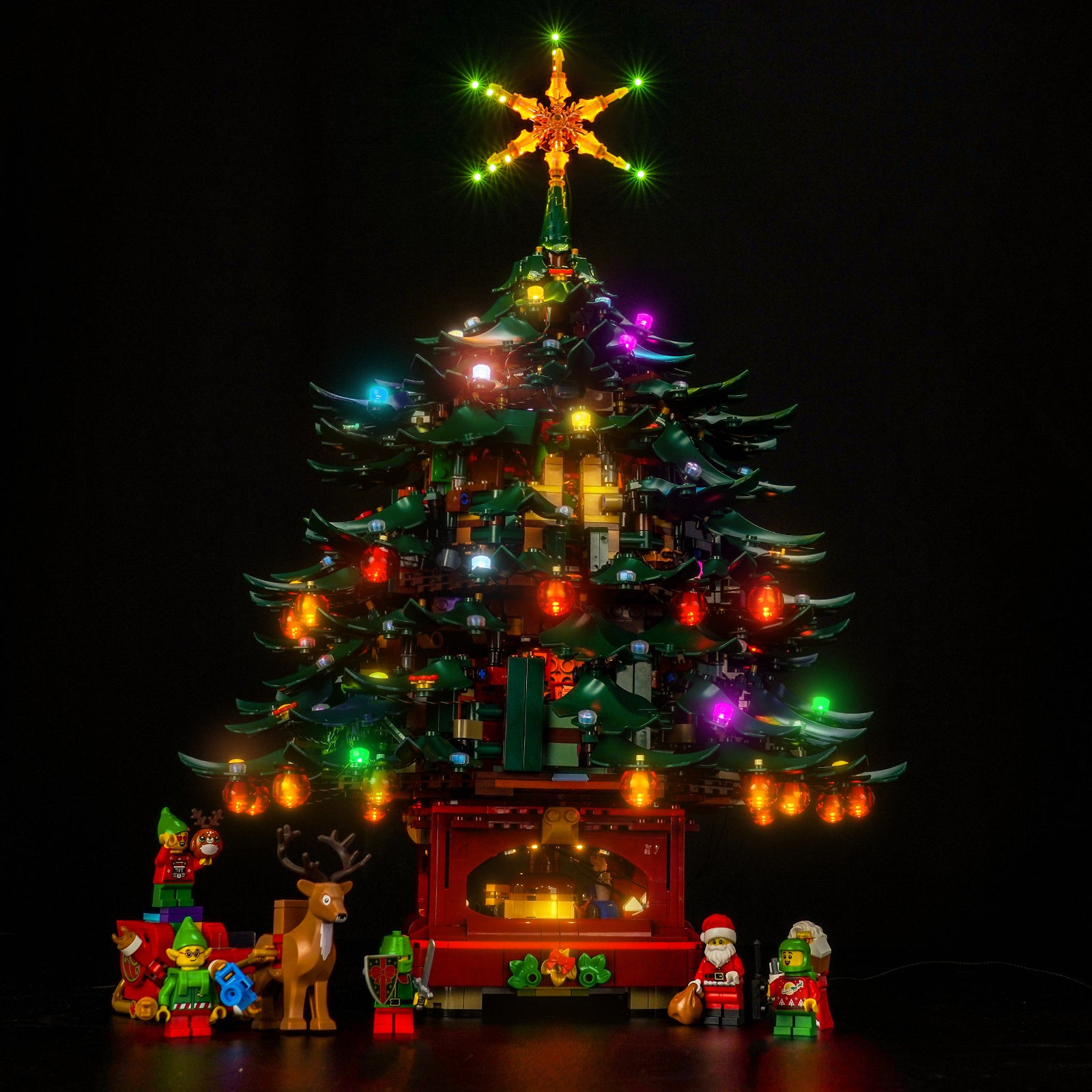 クリスマス ライトハウスセット LED Light Kit for LEGO Icons Family Christmas Tree 41843