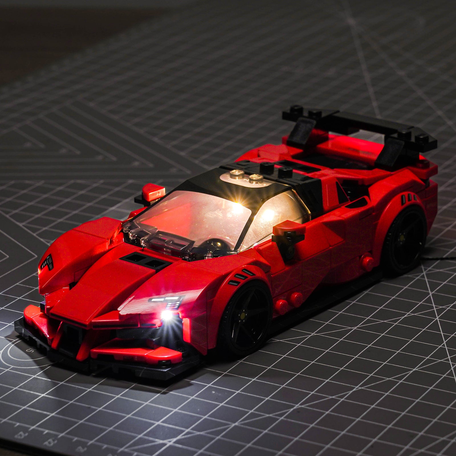 LEGO Ferrari SF90 XX Stradale スポーツカー 77254用LEDライトキット
