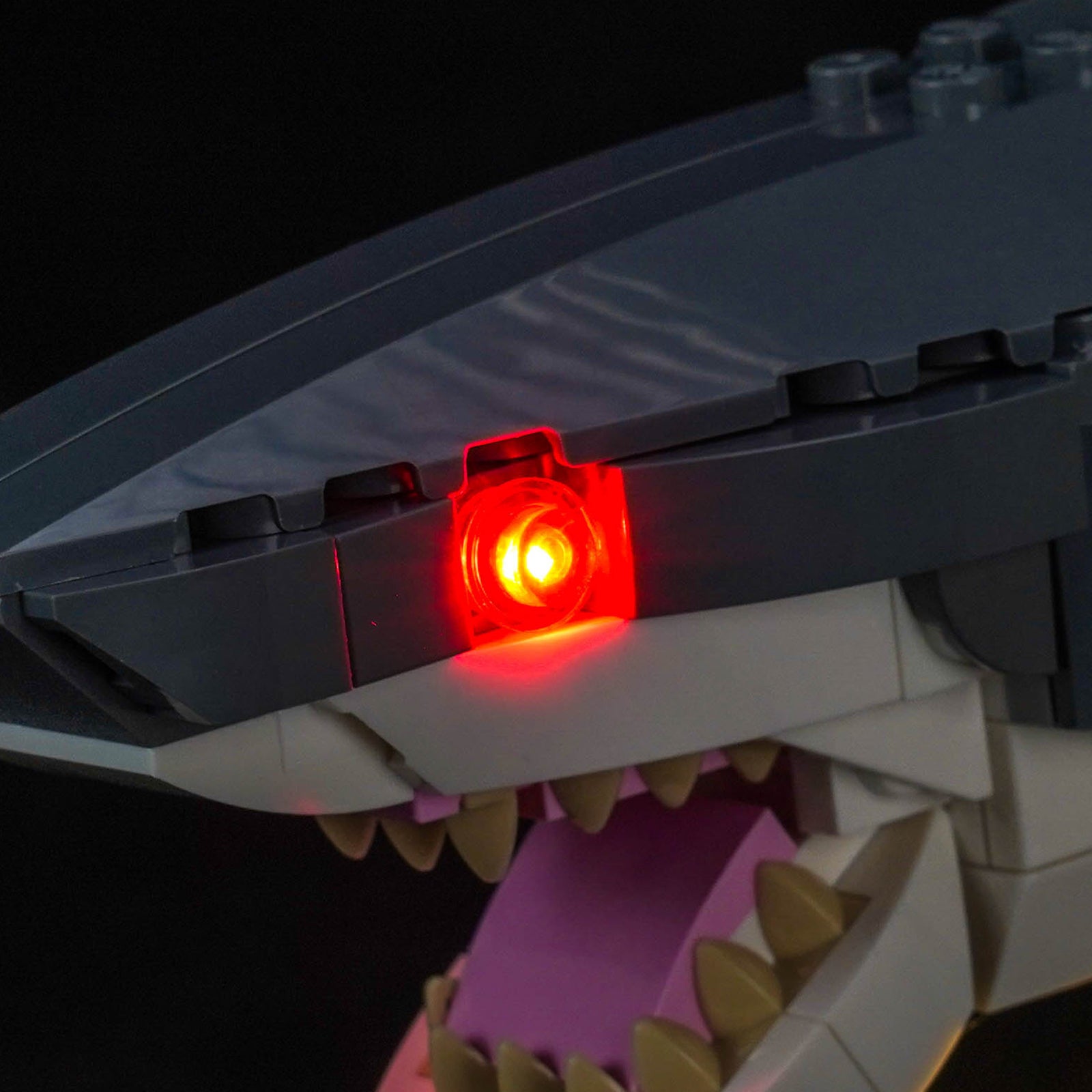 BrickBling Light Kit for LEGO Creator 3-in-1 Fierce Shark with a Treasure Chest 31381