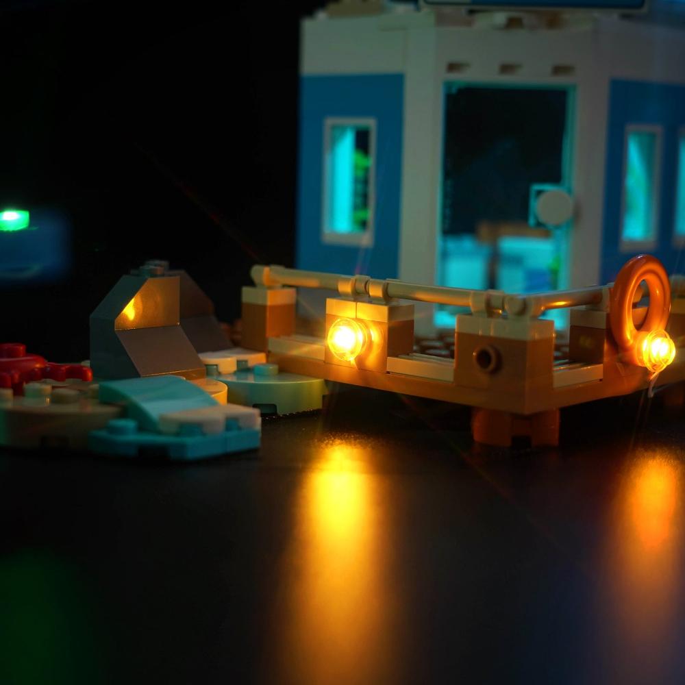 BrickBling Light Kit for LEGO Animal Crossing Fly with Dodo Airlines 77051