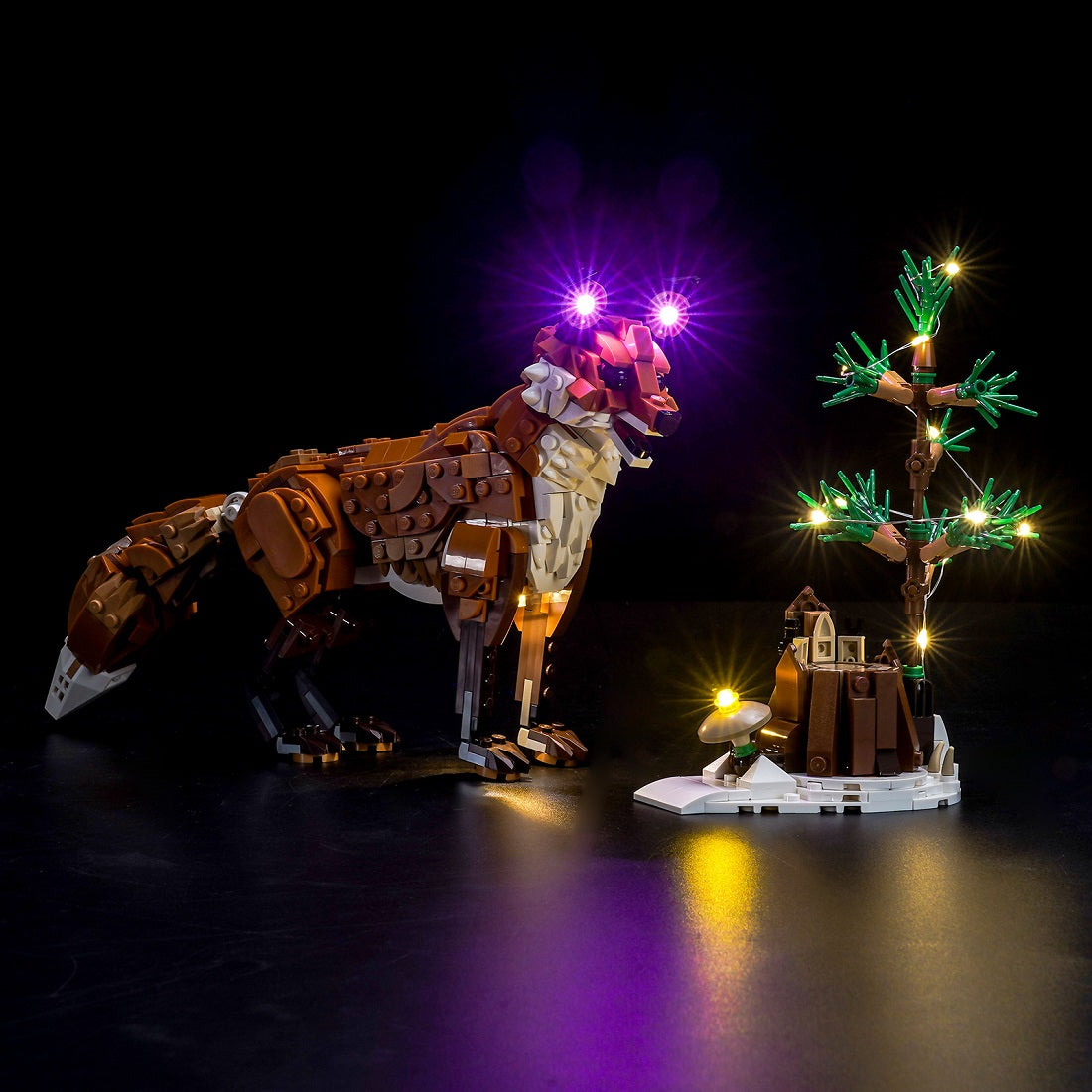 BrickBling Light Kit for LEGO Creator 3-in-1 Forest Animals: Red Fox 31154