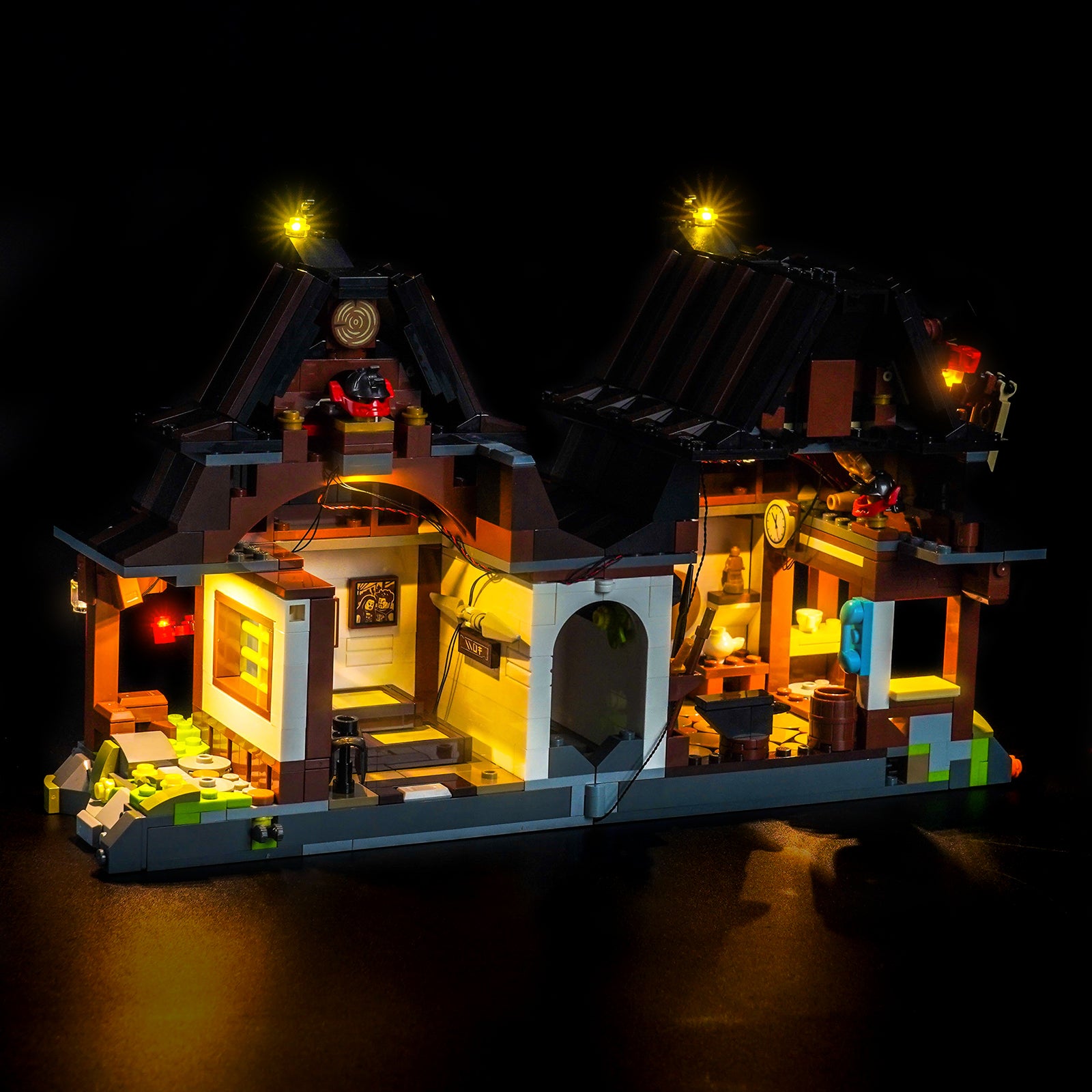 BrickBling Light Kit for LEGO NINJAGO Four Weapons Blacksmith 15th Anniversary 71858