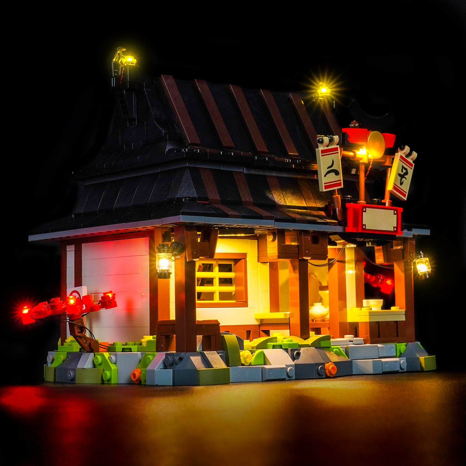 BrickBling Light Kit for LEGO NINJAGO Four Weapons Blacksmith 15th Anniversary 71858