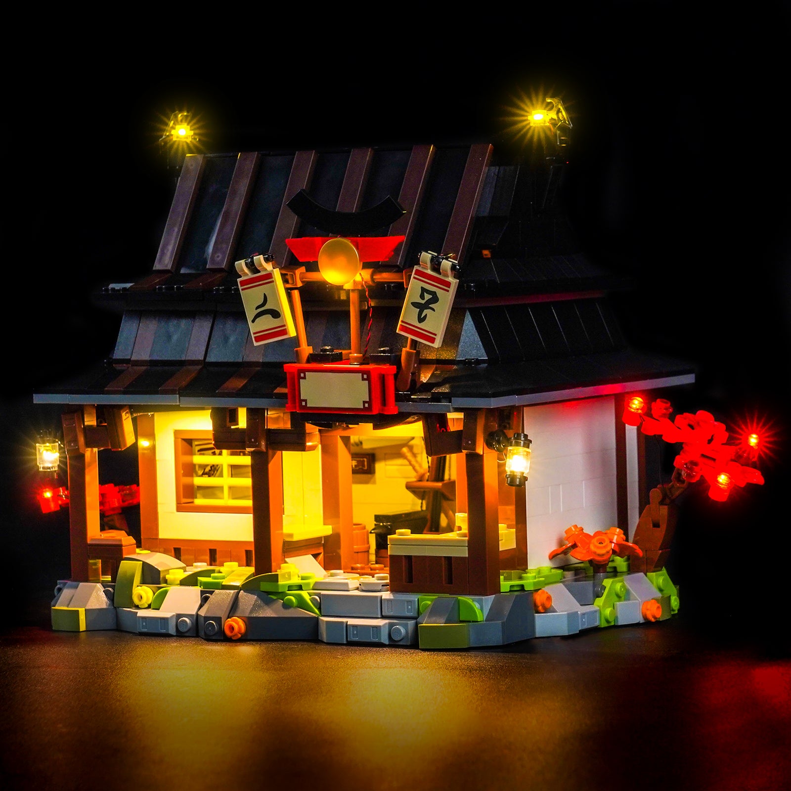 BrickBling Light Kit for LEGO NINJAGO Four Weapons Blacksmith 15th Anniversary 71858
