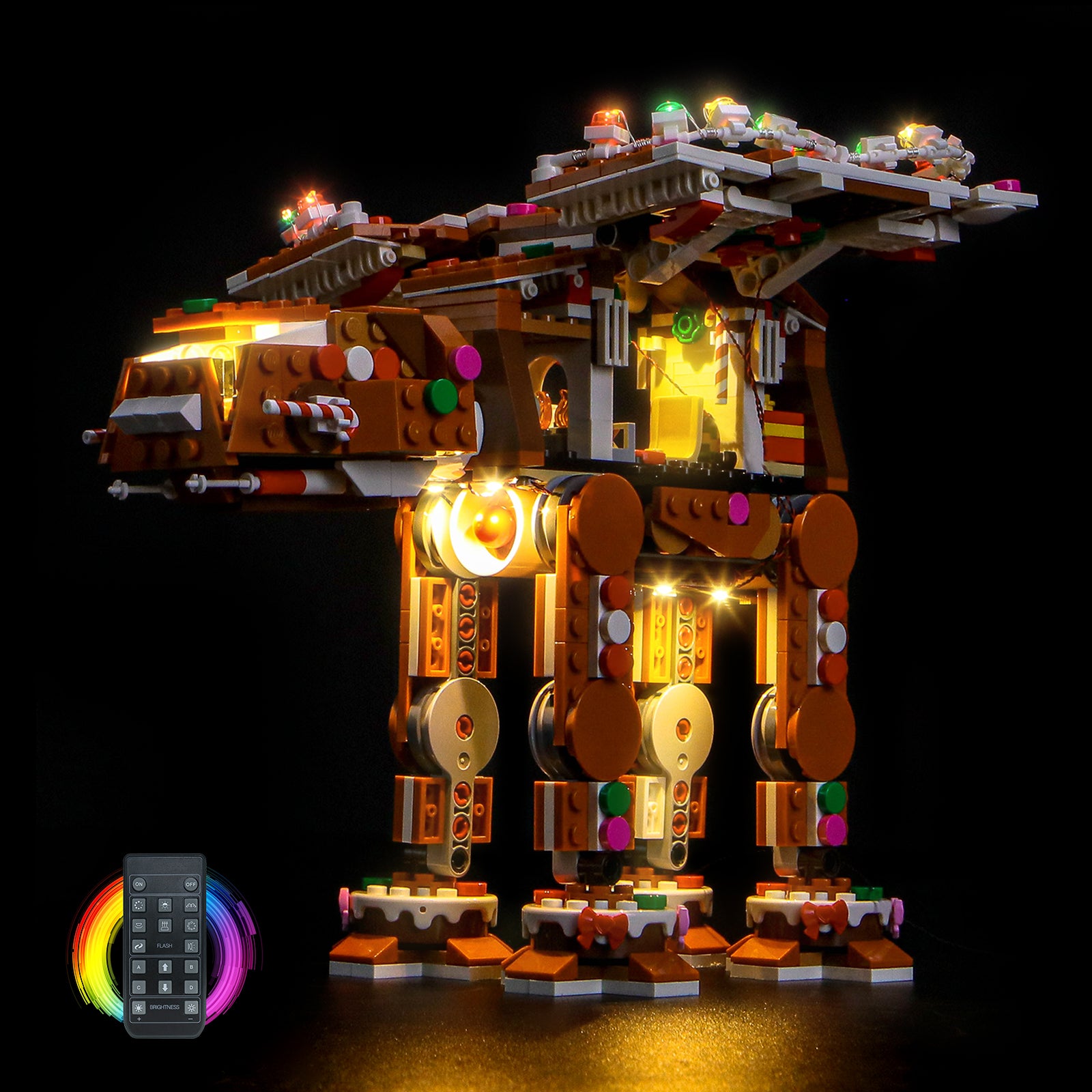 BrickBling Light Kit for LEGO Star Wars Gingerbread AT-AT™ Walker 40806