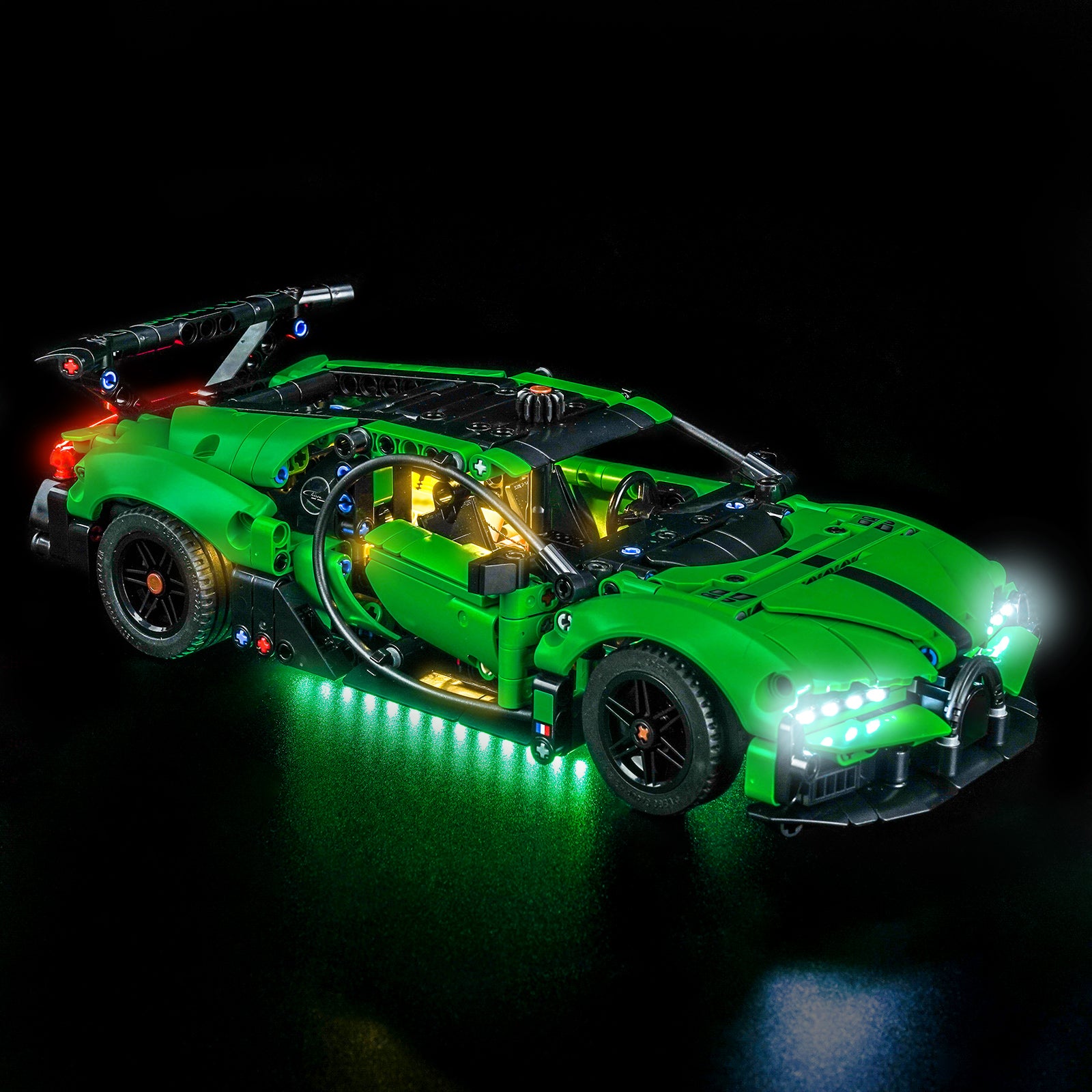 BrickBling Light Kit for LEGO Technic Green Bugatti Chiron Pur Sport Hypercar 42241