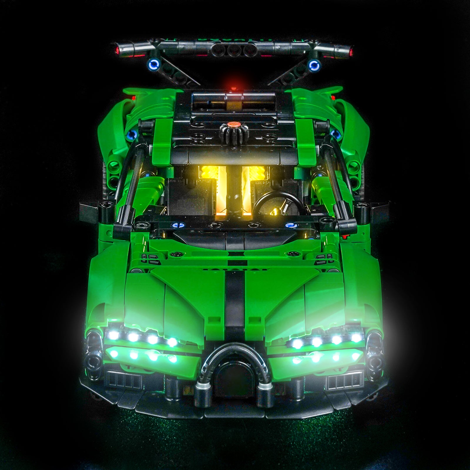 BrickBling Light Kit for LEGO Technic Green Bugatti Chiron Pur Sport Hypercar 42241