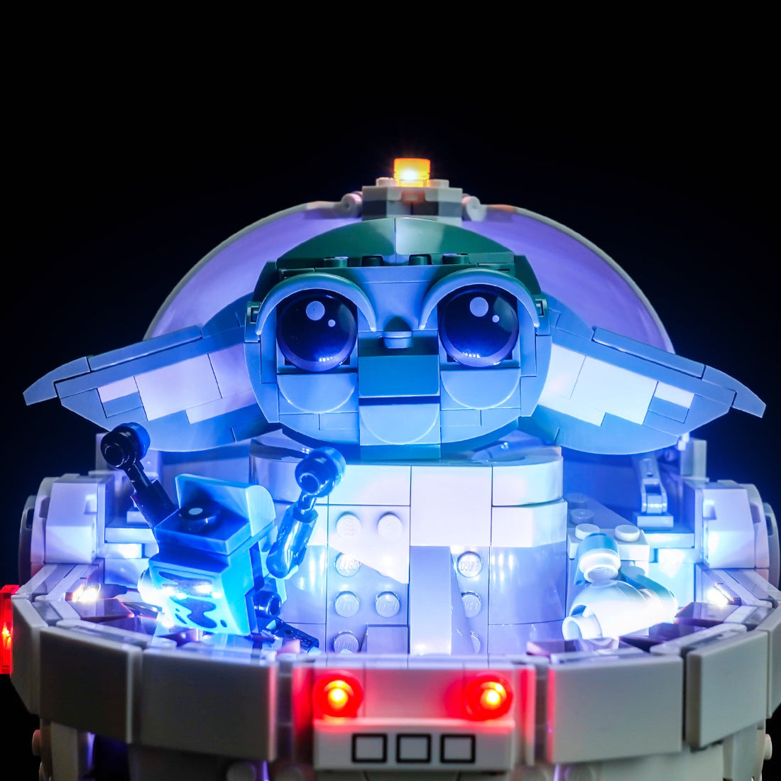 BrickBling Light Kit for LEGO Star Wars Grogu™ with Hover Pram 75403