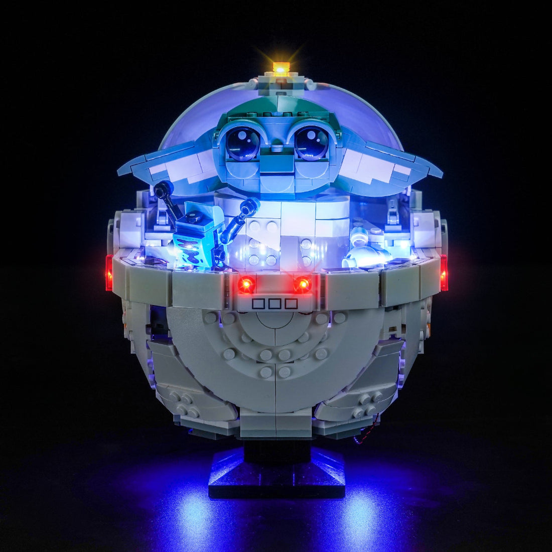 BrickBling Light Kit for LEGO Star Wars Grogu™ with Hover Pram 75403