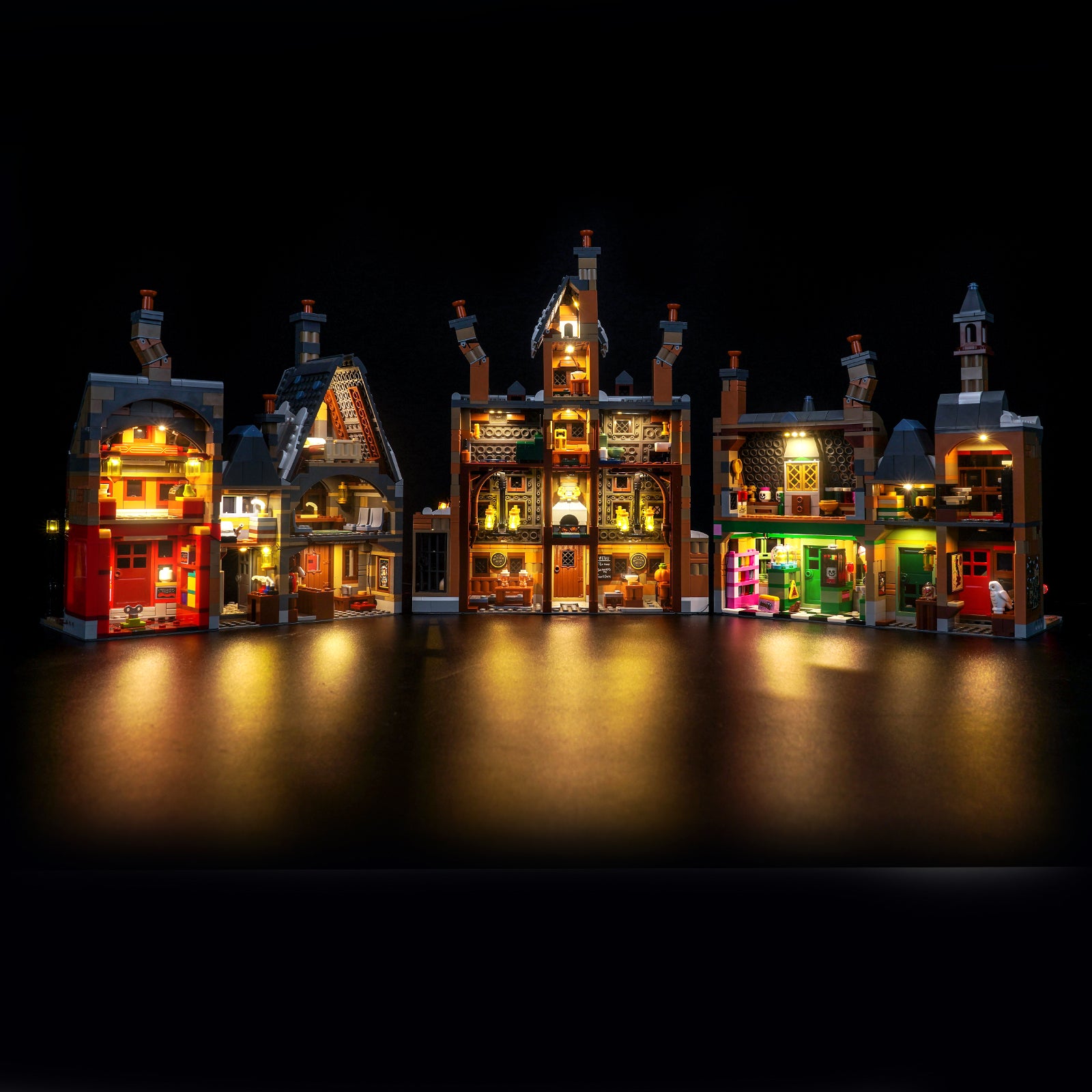 BrickBling Light Kit for LEGO Harry Potter Hogsmeade Village – Collectors' Edition 76457