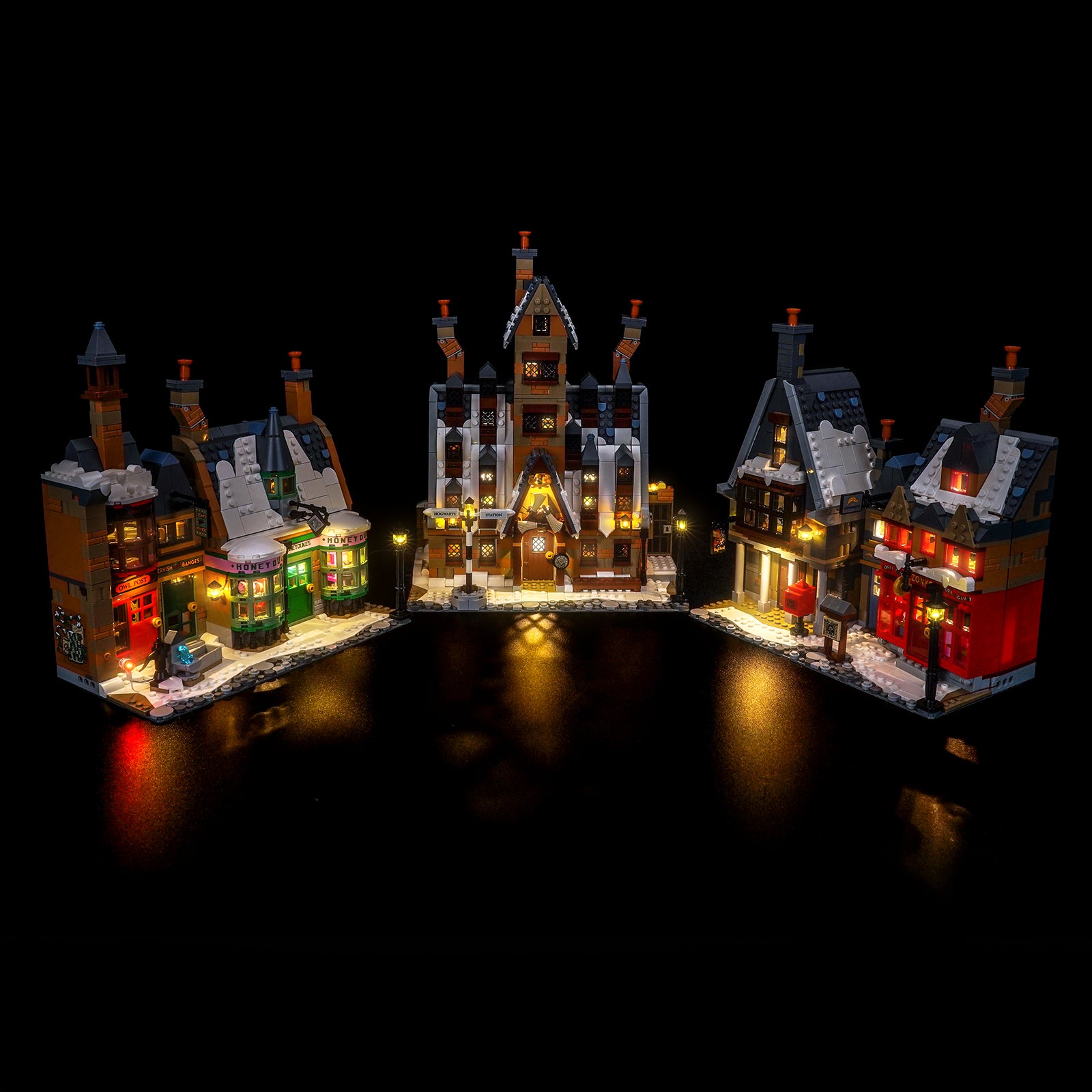 BrickBling Light Kit for LEGO Harry Potter Hogsmeade Village – Collectors' Edition 76457