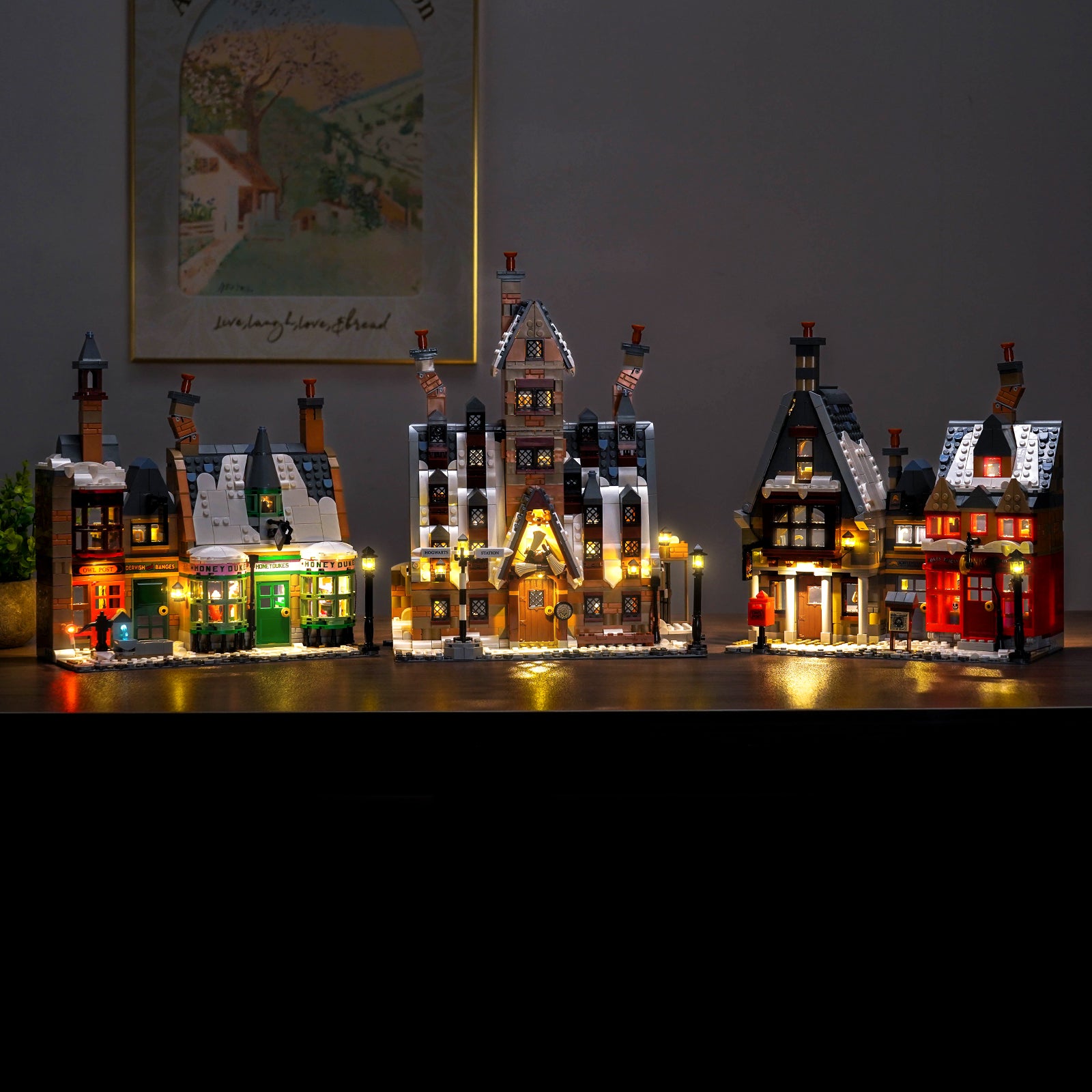 BrickBling Light Kit for LEGO Harry Potter Hogsmeade Village – Collectors' Edition 76457