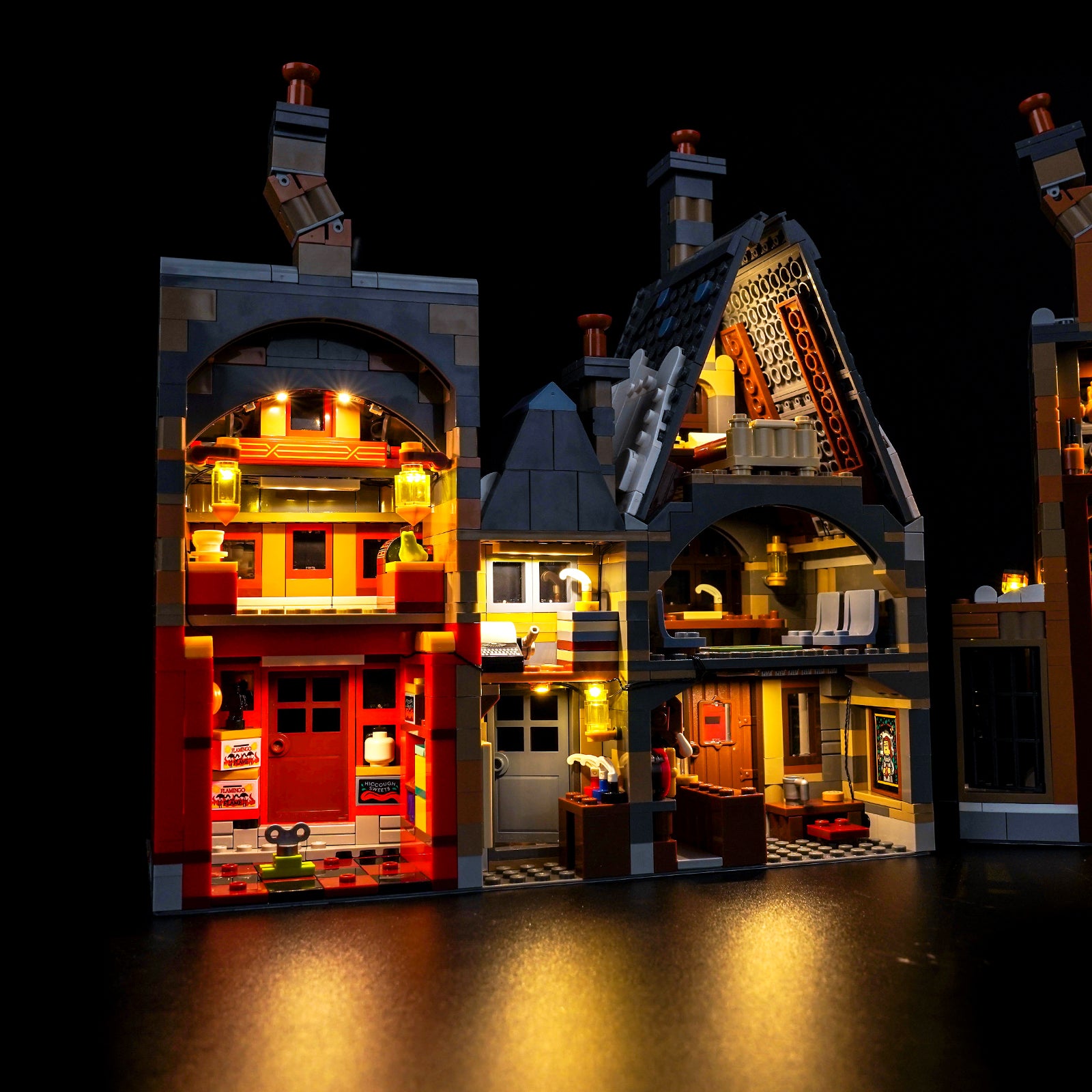 BrickBling Light Kit for LEGO Harry Potter Hogsmeade Village – Collectors' Edition 76457