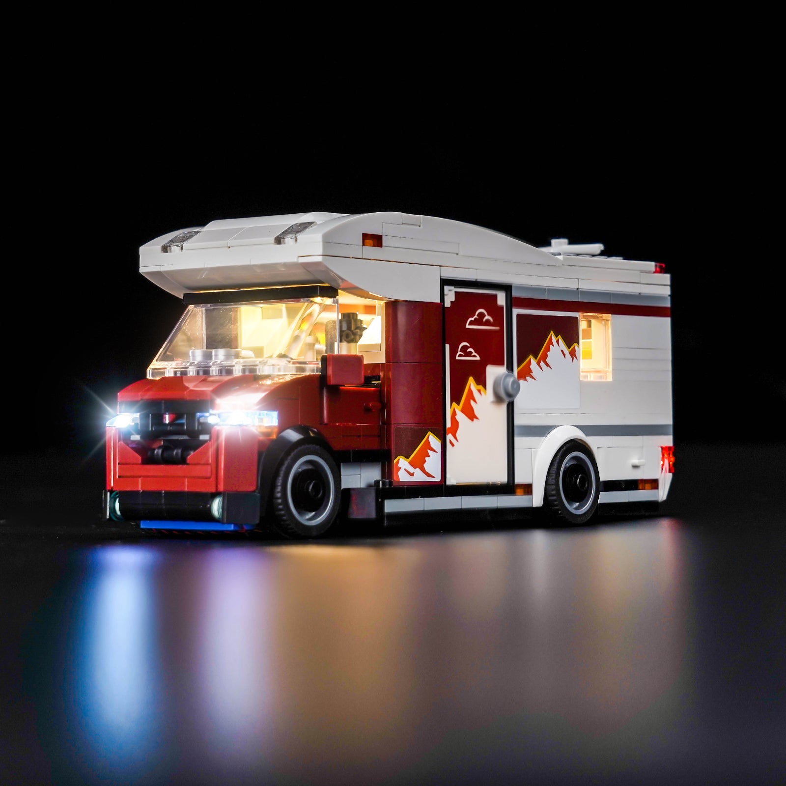 BrickBling Light Kit for LEGO City Holiday Adventure Camper Van 60454