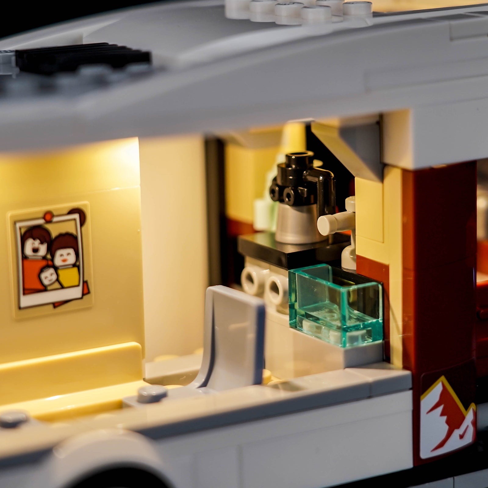 BrickBling Light Kit for LEGO City Holiday Adventure Camper Van 60454