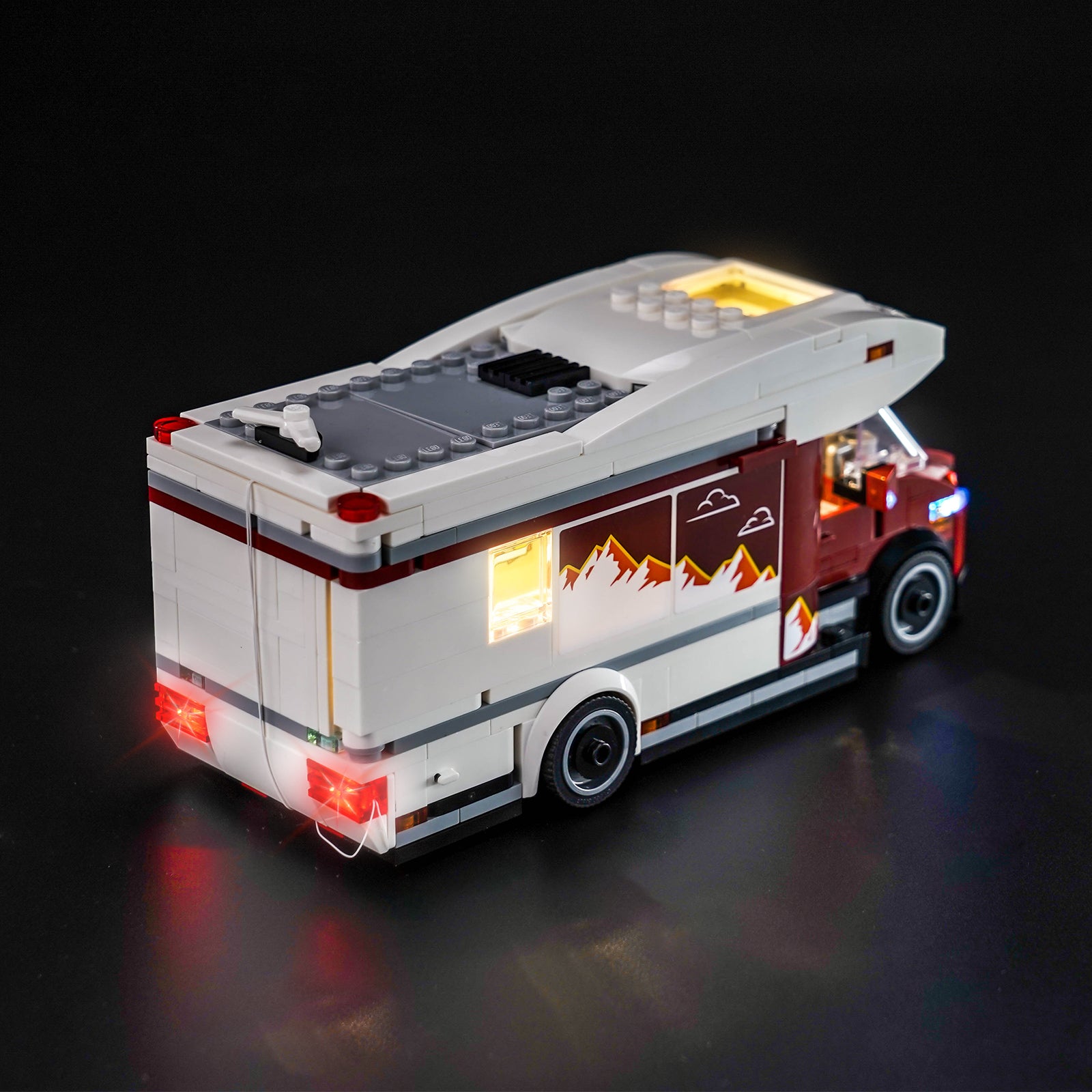 BrickBling Light Kit for LEGO City Holiday Adventure Camper Van 60454
