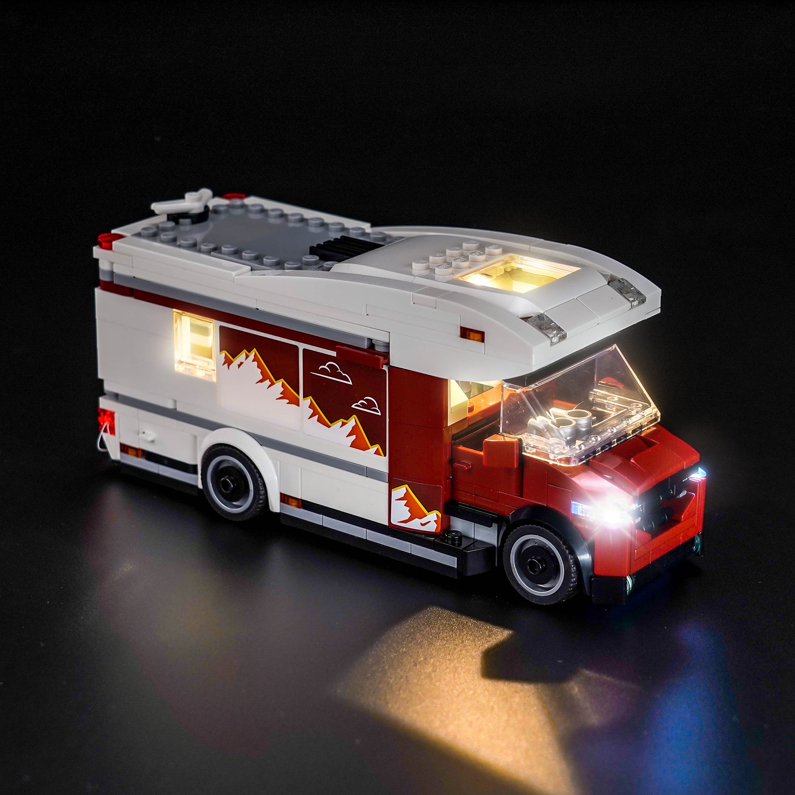 BrickBling Light Kit for LEGO City Holiday Adventure Camper Van 60454