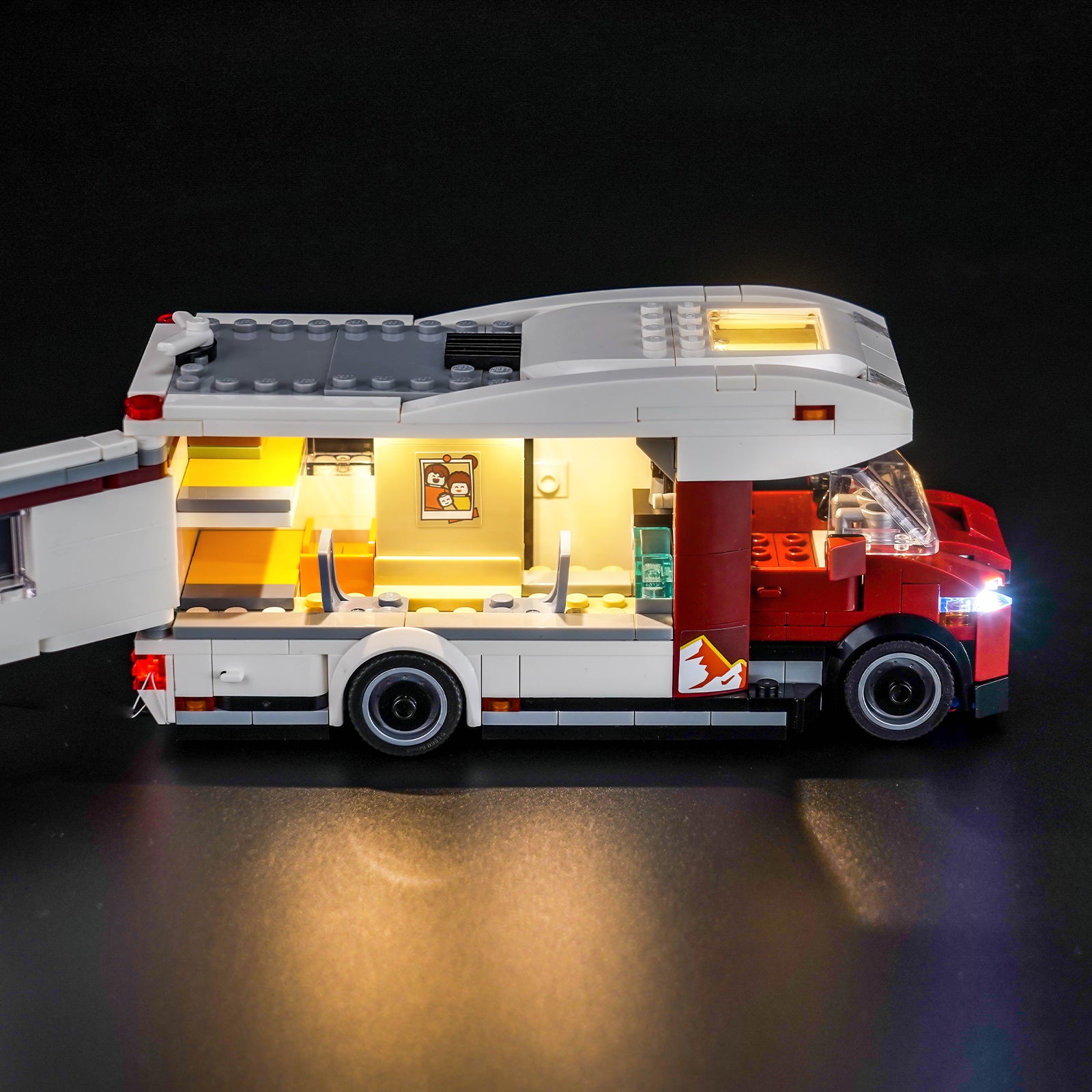 BrickBling Light Kit for LEGO City Holiday Adventure Camper Van 60454