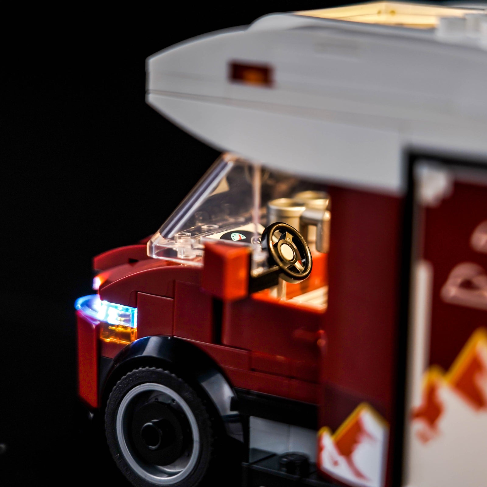 BrickBling Light Kit for LEGO City Holiday Adventure Camper Van 60454