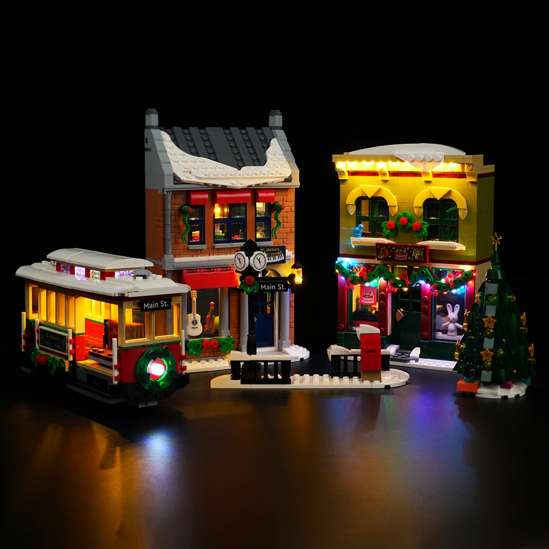 BrickBling Light Kit for LEGO Holiday Main Street 10308 Version 2 Classic Version