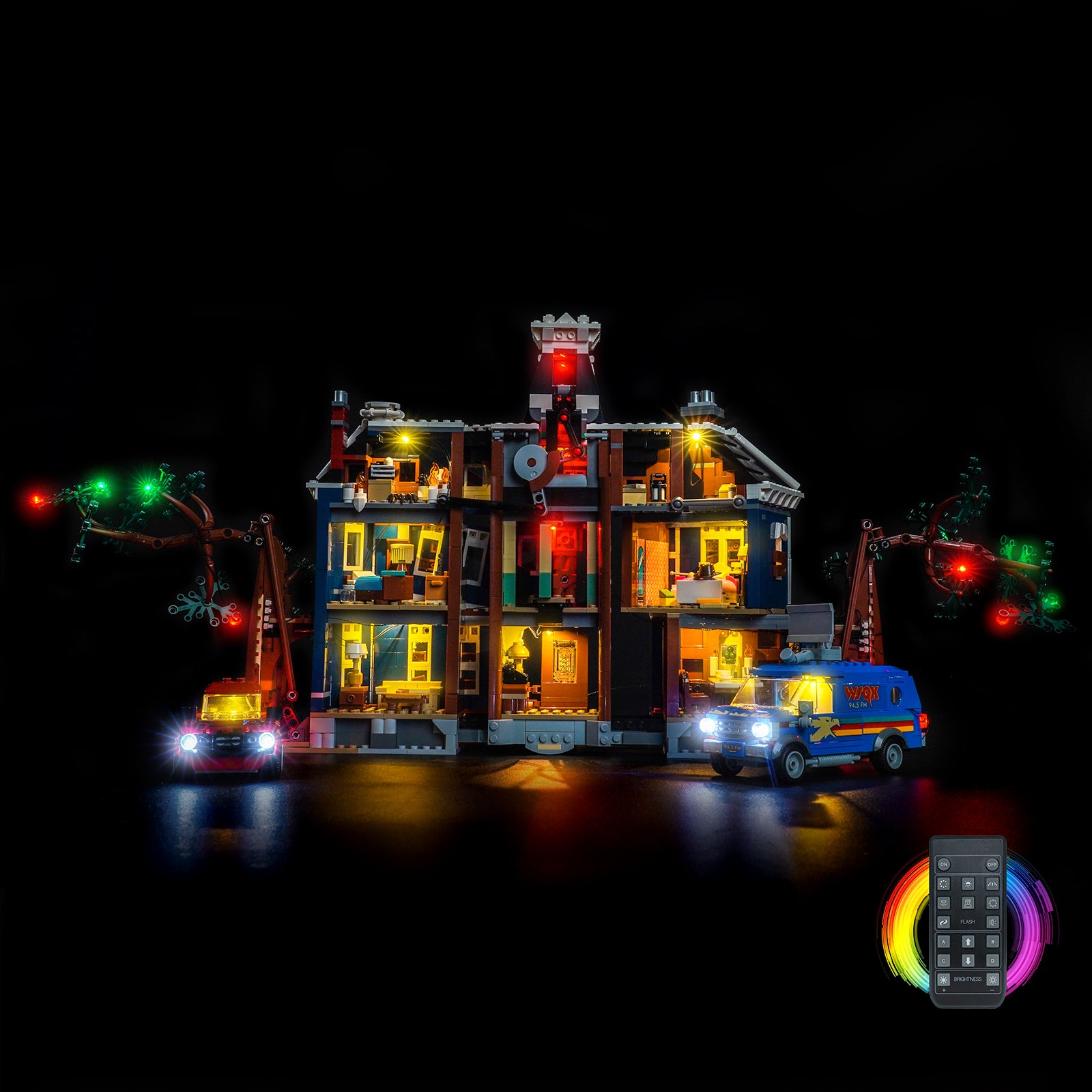 BrickBling Light Kit for LEGO Icons Stranger Things: The Creel House 11370  