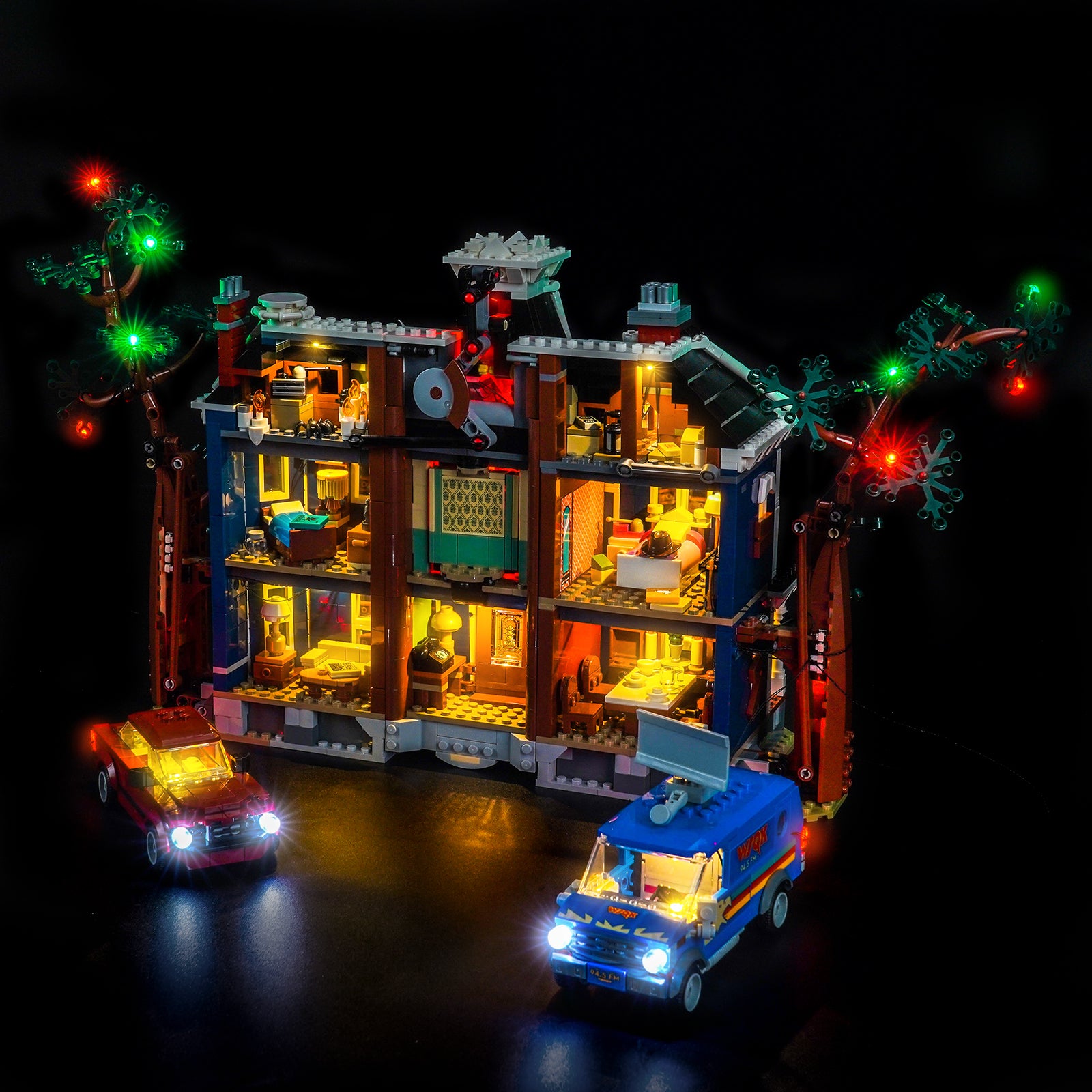 BrickBling Light Kit for LEGO Icons Stranger Things: The Creel House 11370