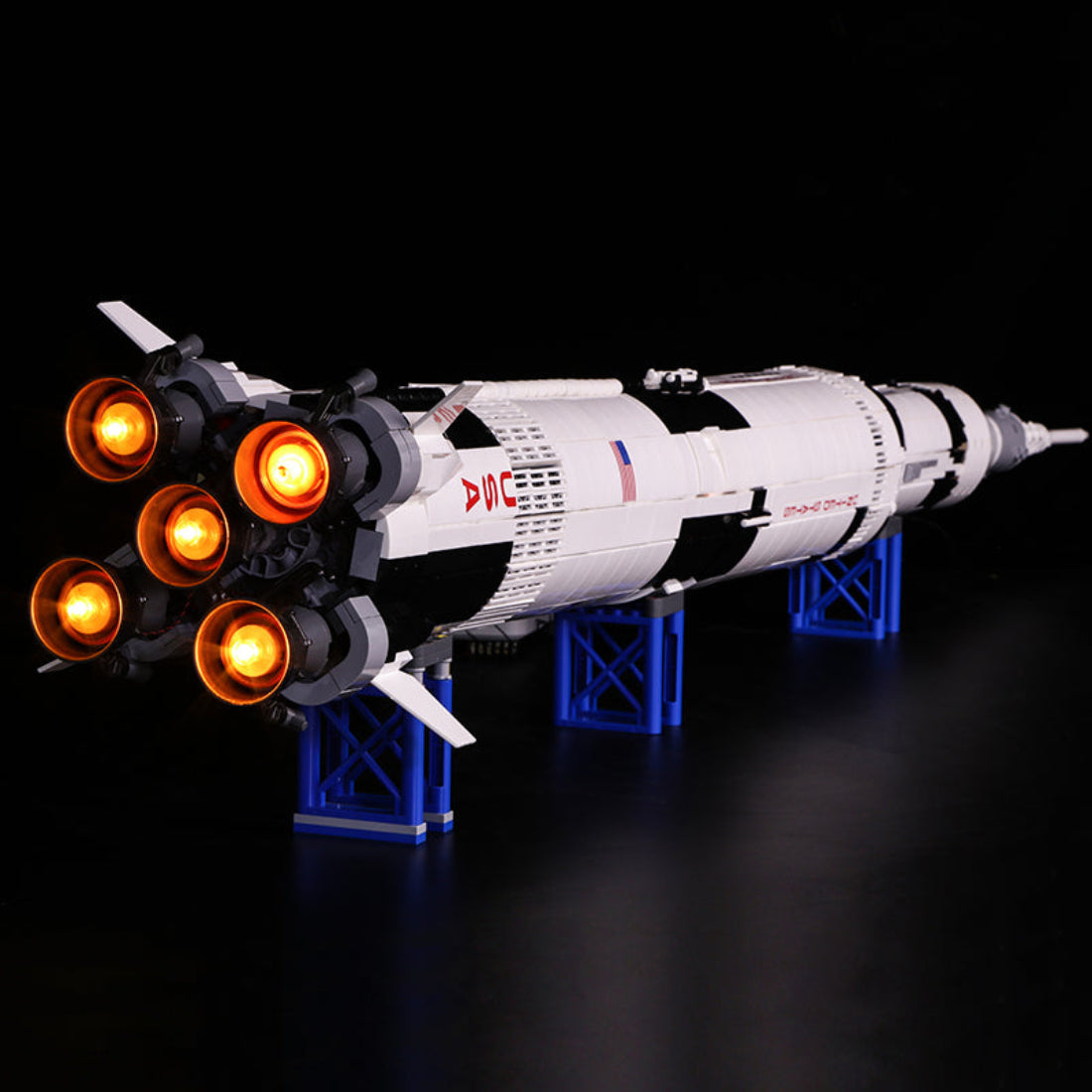 BrickBling Light Kit for LEGO Ideas NASA Apollo Saturn V 21309