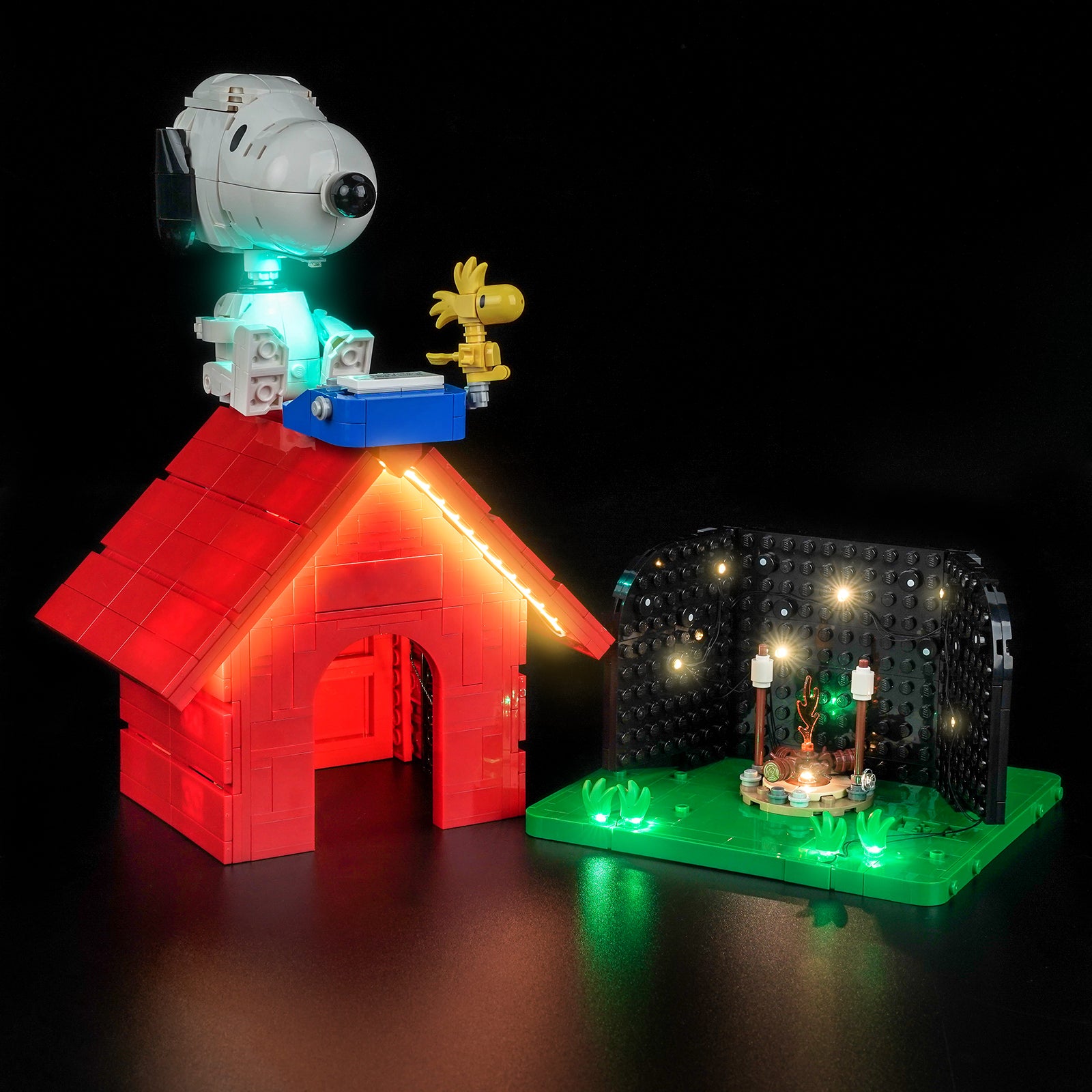 BrickBling Light Kit for LEGO Ideas Peanuts: Snoopy's Doghouse 21368