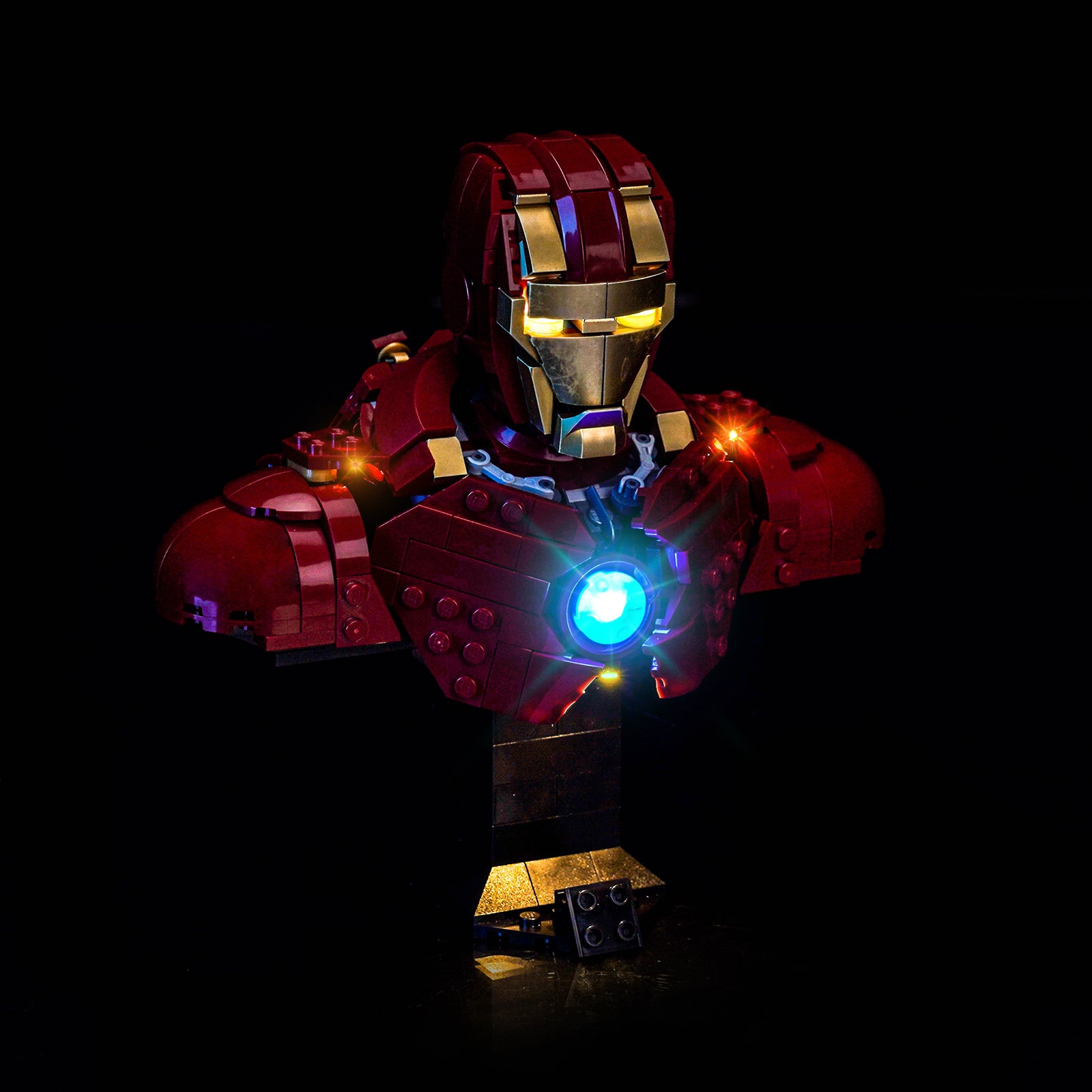 BrickBling Light Kit for LEGO Marvel Iron Man MK4 Bust 76327