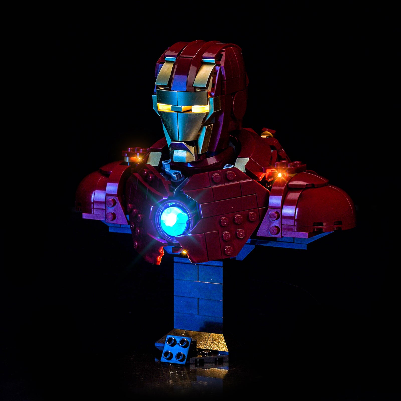 BrickBling Light Kit for LEGO Marvel Iron Man MK4 Bust 76327