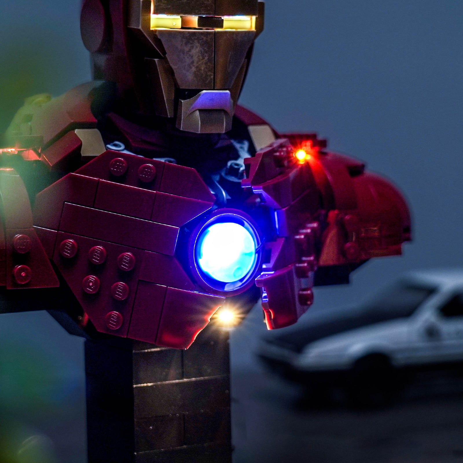 BrickBling Light Kit for LEGO Marvel Iron Man MK4 Bust 76327