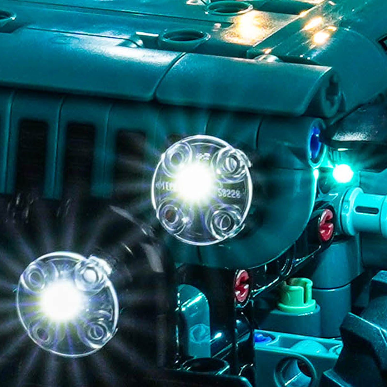 LEGO テクニック ジープ® ラングラー ルビコン SUV 42227 用 LEDライト