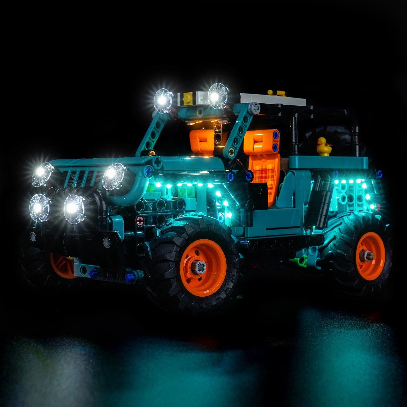 BrickBling Light Kit for LEGO Technic Jeep® Wrangler Rubicon SUV 42227