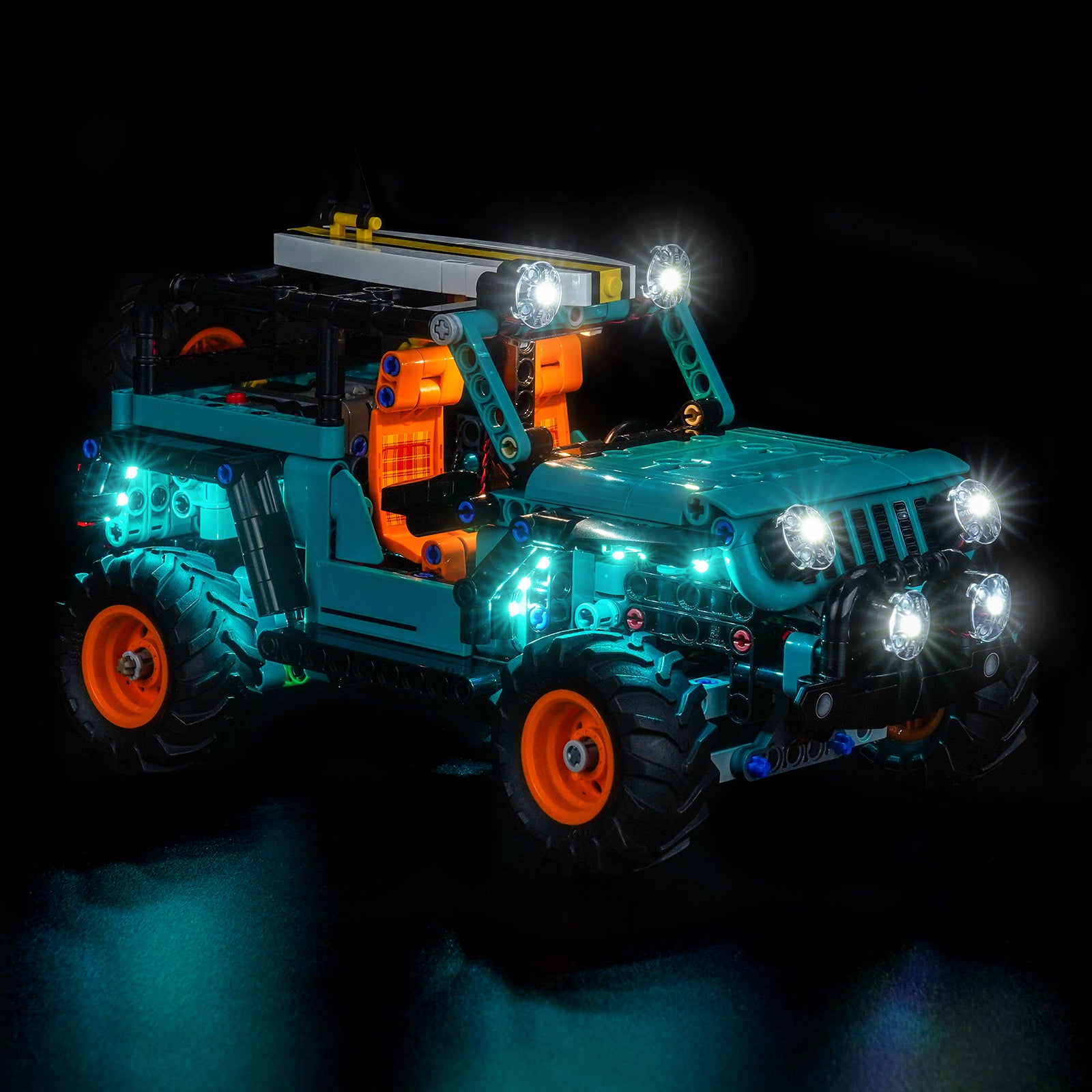 BrickBling Light Kit for LEGO Technic Jeep® Wrangler Rubicon SUV 42227