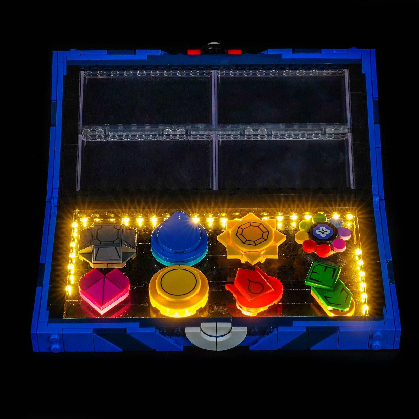 LED Light Kit for LEGO Pokémon Kanto Region Badge Collection 40892