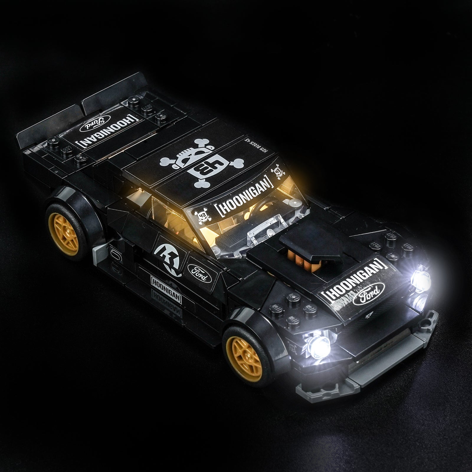 BrickBling Light Kit for LEGO Speed Champions Ken Block's '65 Ford Mustang Hoonicorn V1 77262