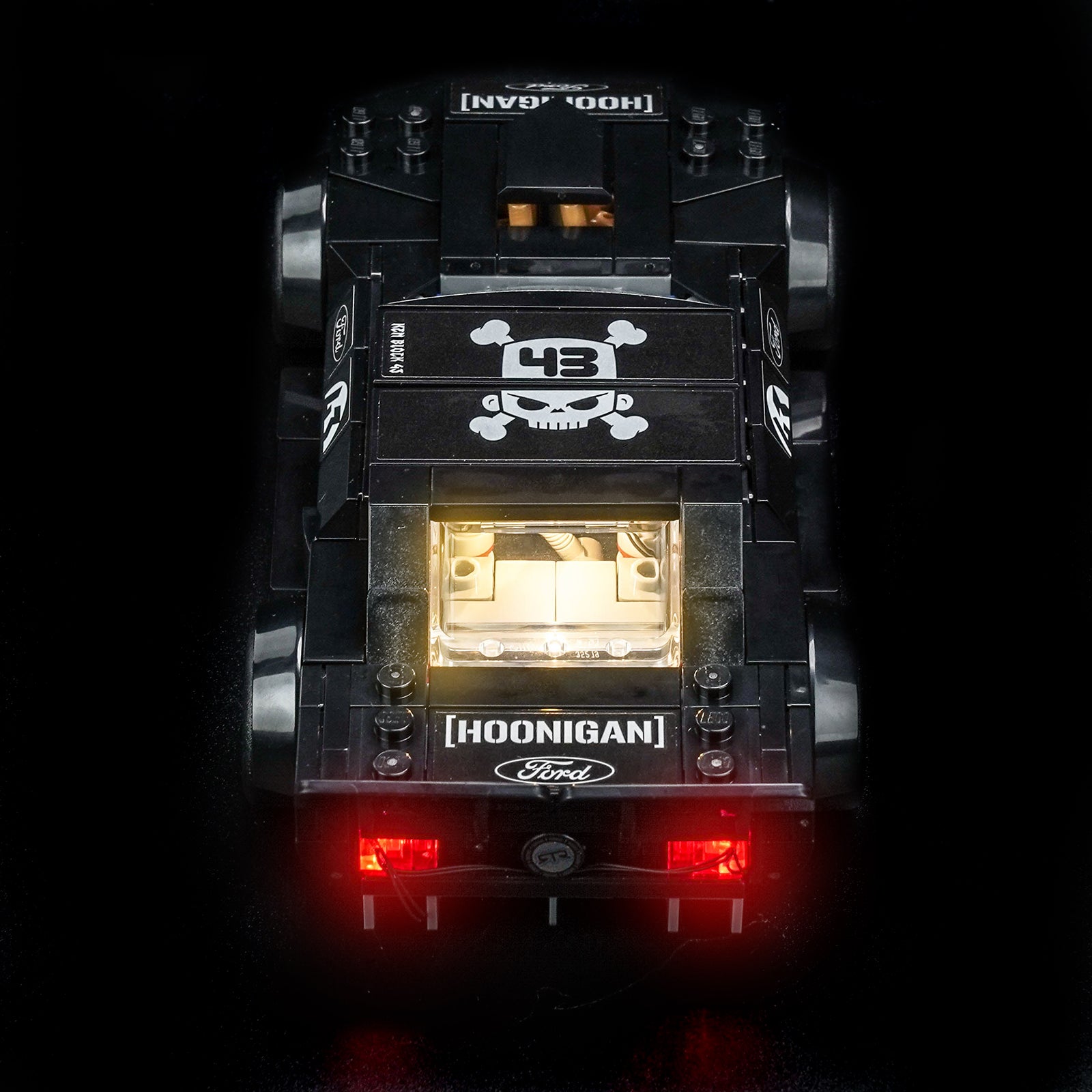 LED Light Kit for LEGO Ken Block's '65 Ford Mustang Hoonicorn V1 77262