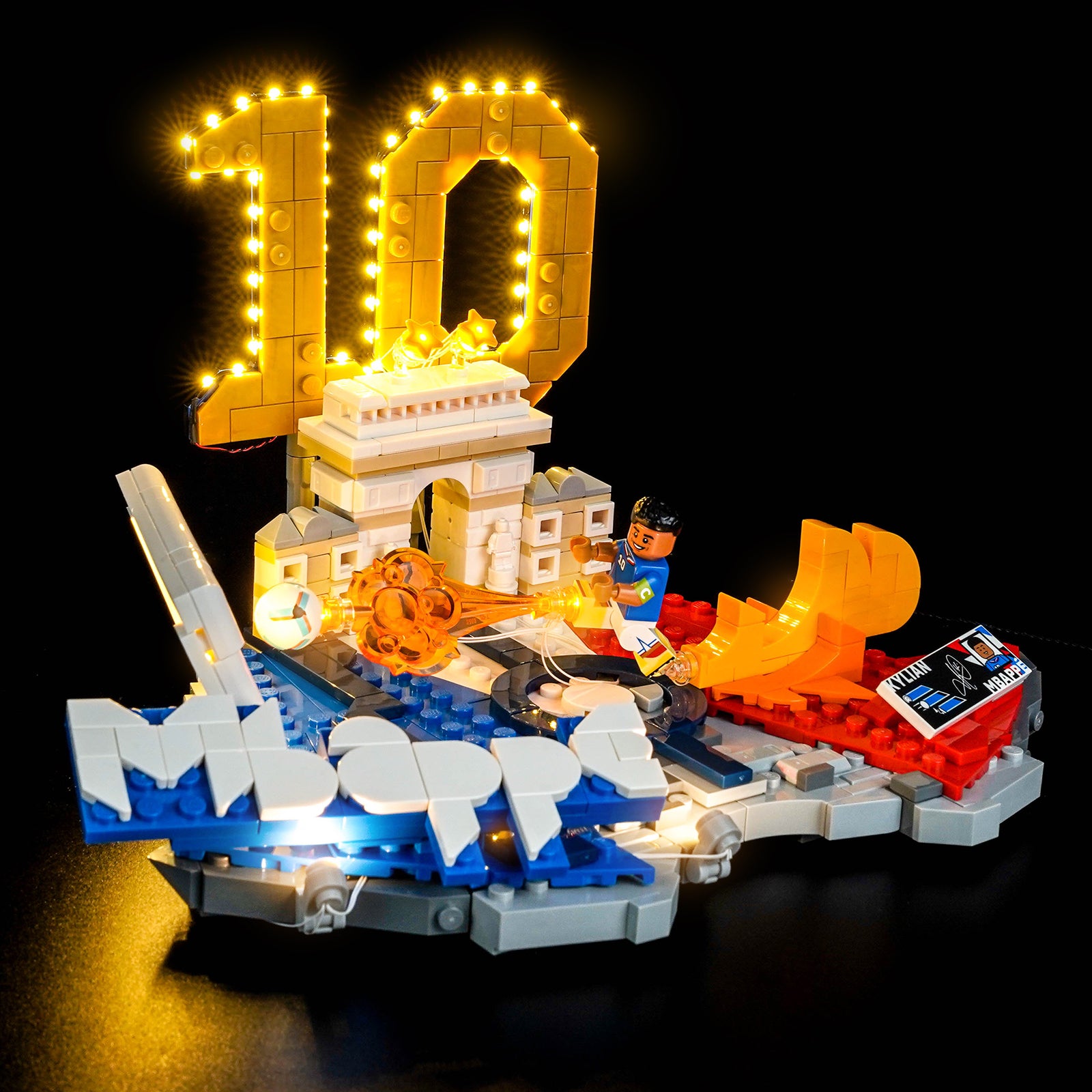 BrickBling Light Kit for LEGO Editions Kylian Mbappé – Soccer Highlights 43013