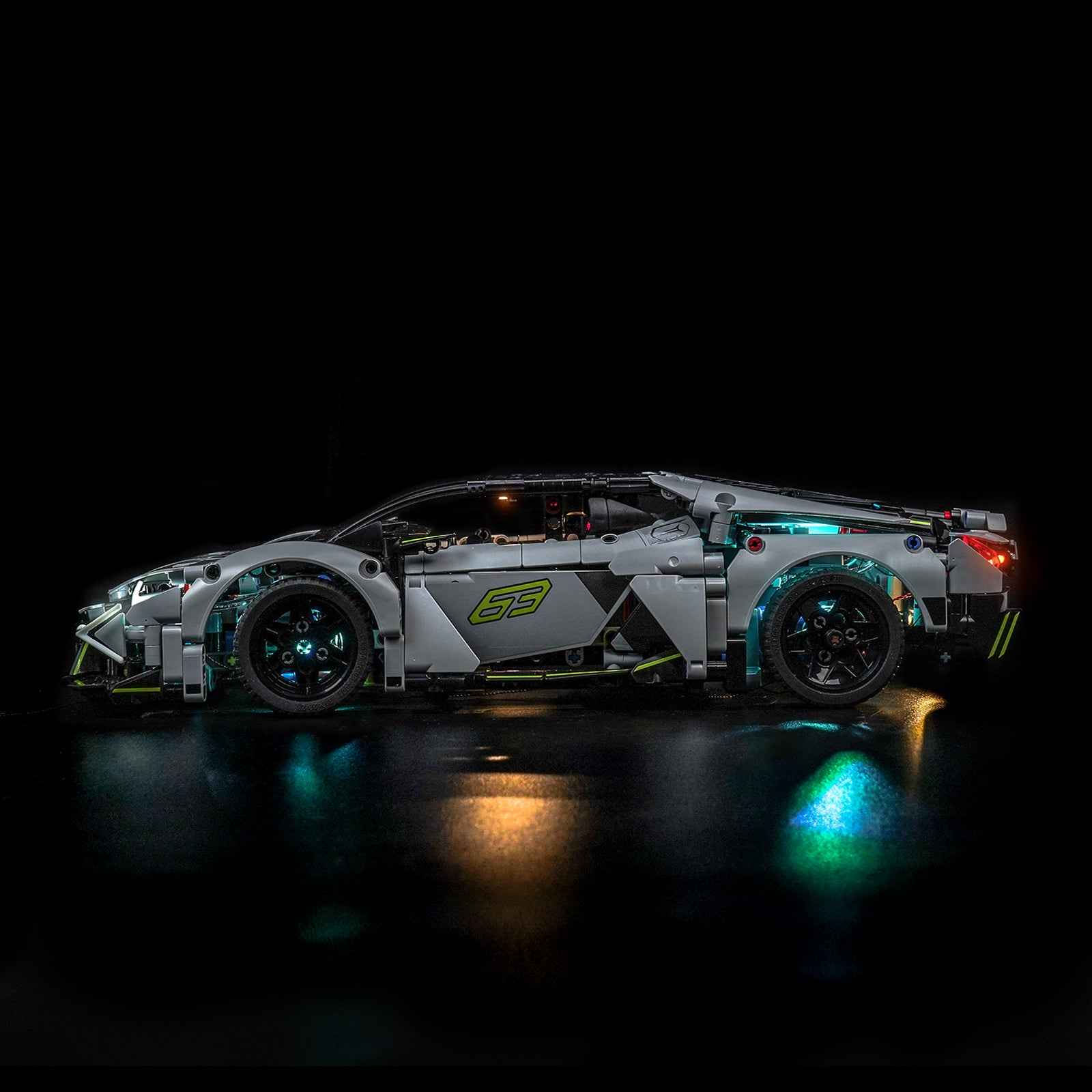 BrickBling Light Kit for LEGO Technic Lamborghini Revuelto Super Sports Car 42214