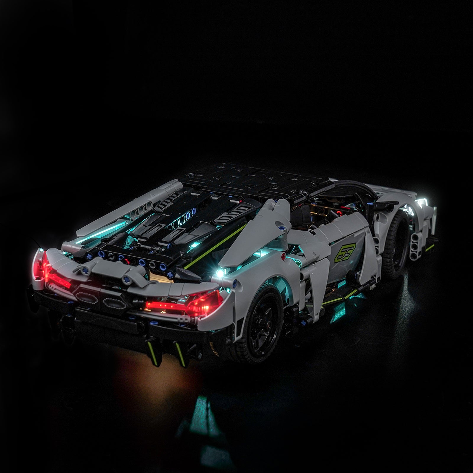 BrickBling Light Kit for LEGO Technic Lamborghini Revuelto Super Sports Car 42214