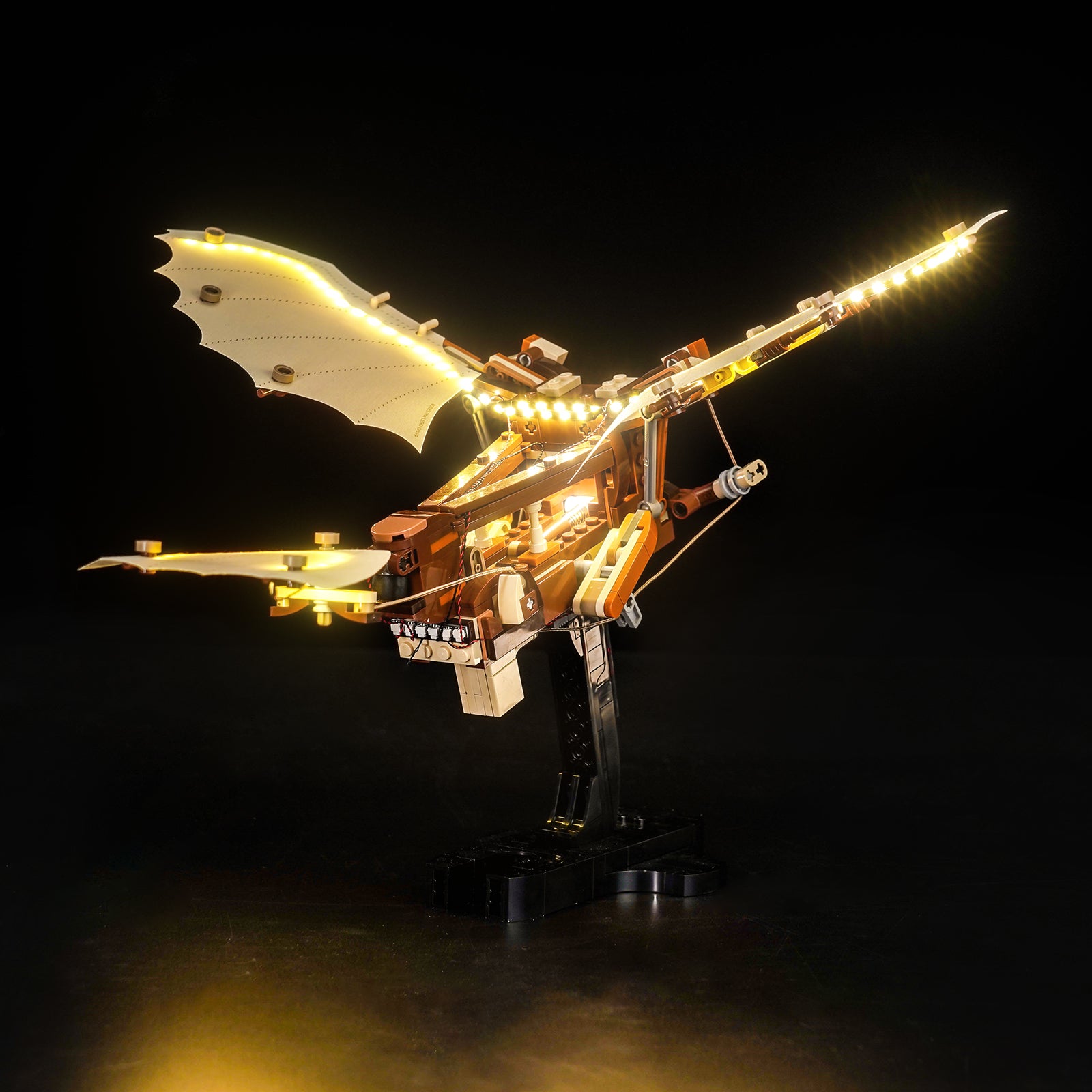 BrickBling Light Kit for LEGO Icons Leonardo da Vinci's Flying Machine 10363