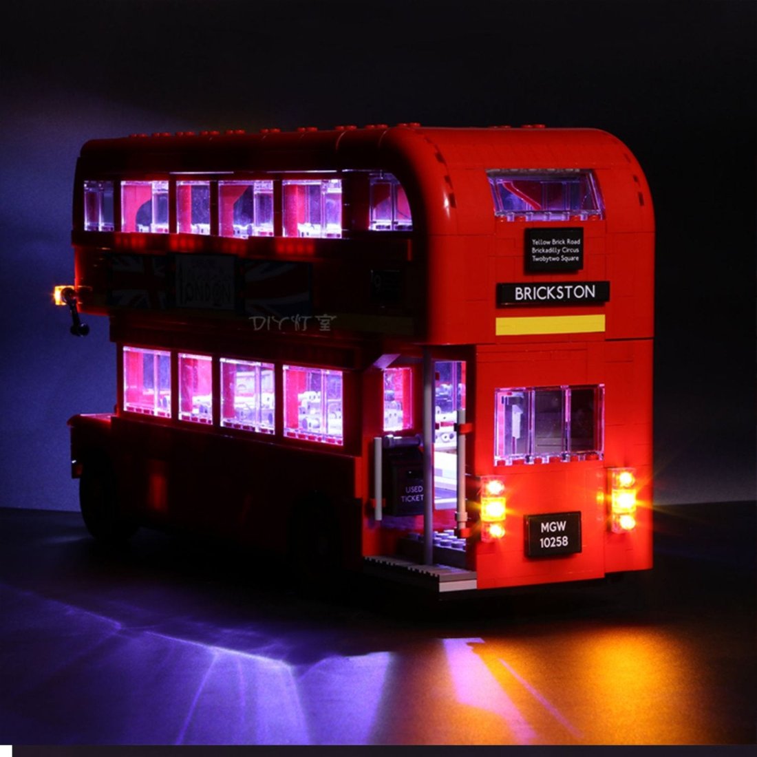 Lego london bus led lights online