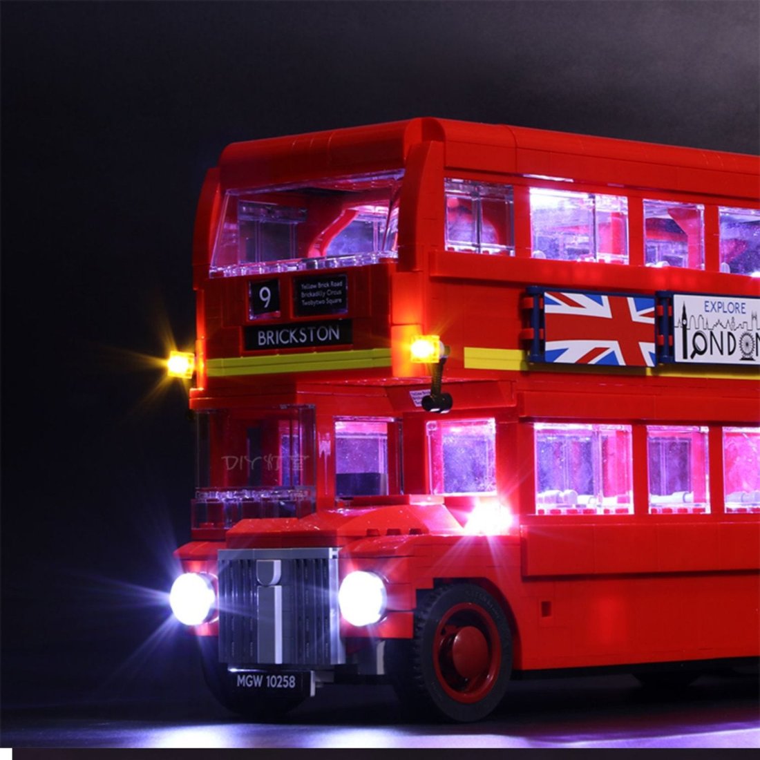 BrickBling Light Kit for LEGO Creator Expert London Bus 10258