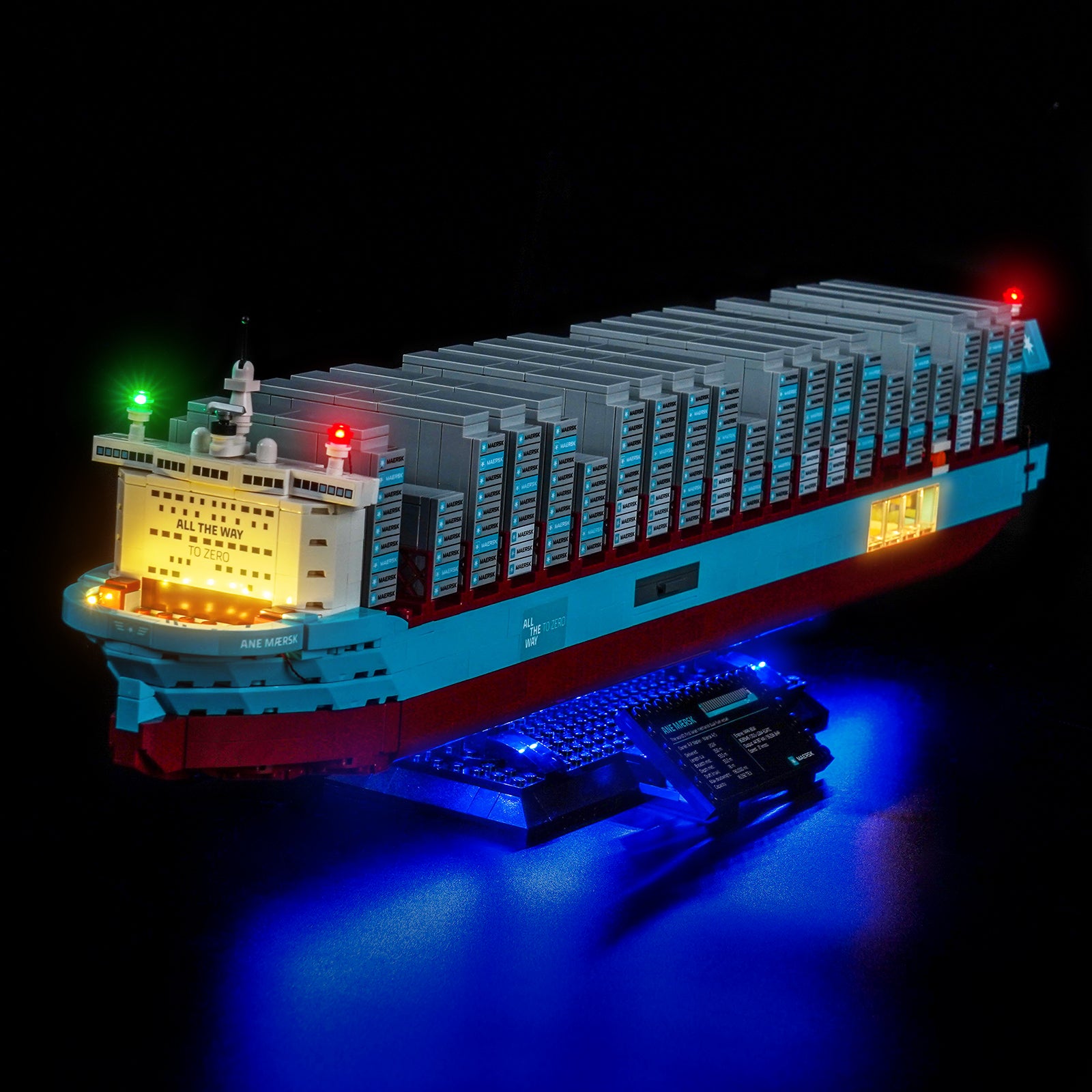 BrickBling Light Kit for LEGO Maersk Dual-Fuel Container Vessel 40955