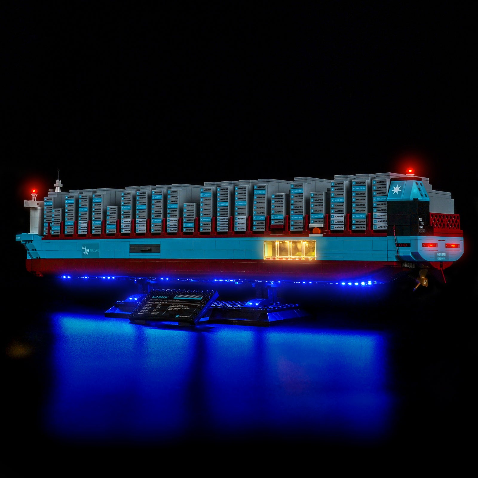 BrickBling Light Kit for LEGO Maersk Dual-Fuel Container Vessel 40955