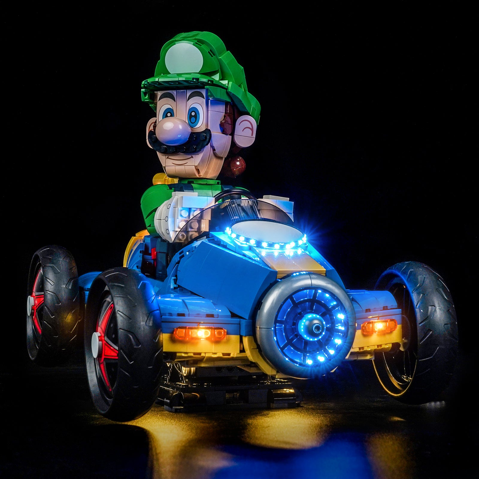 BrickBling Light Kit for LEGO Super Mario Mario Kart™ – Luigi & Mach 8 72050