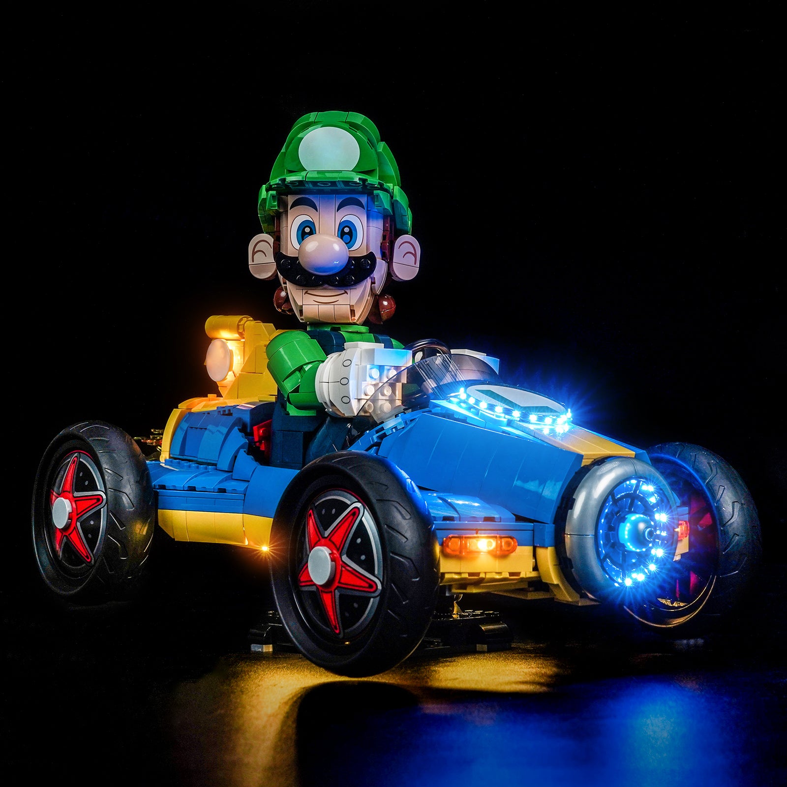 BrickBling Light Kit for LEGO Super Mario Mario Kart™ – Luigi & Mach 8 72050