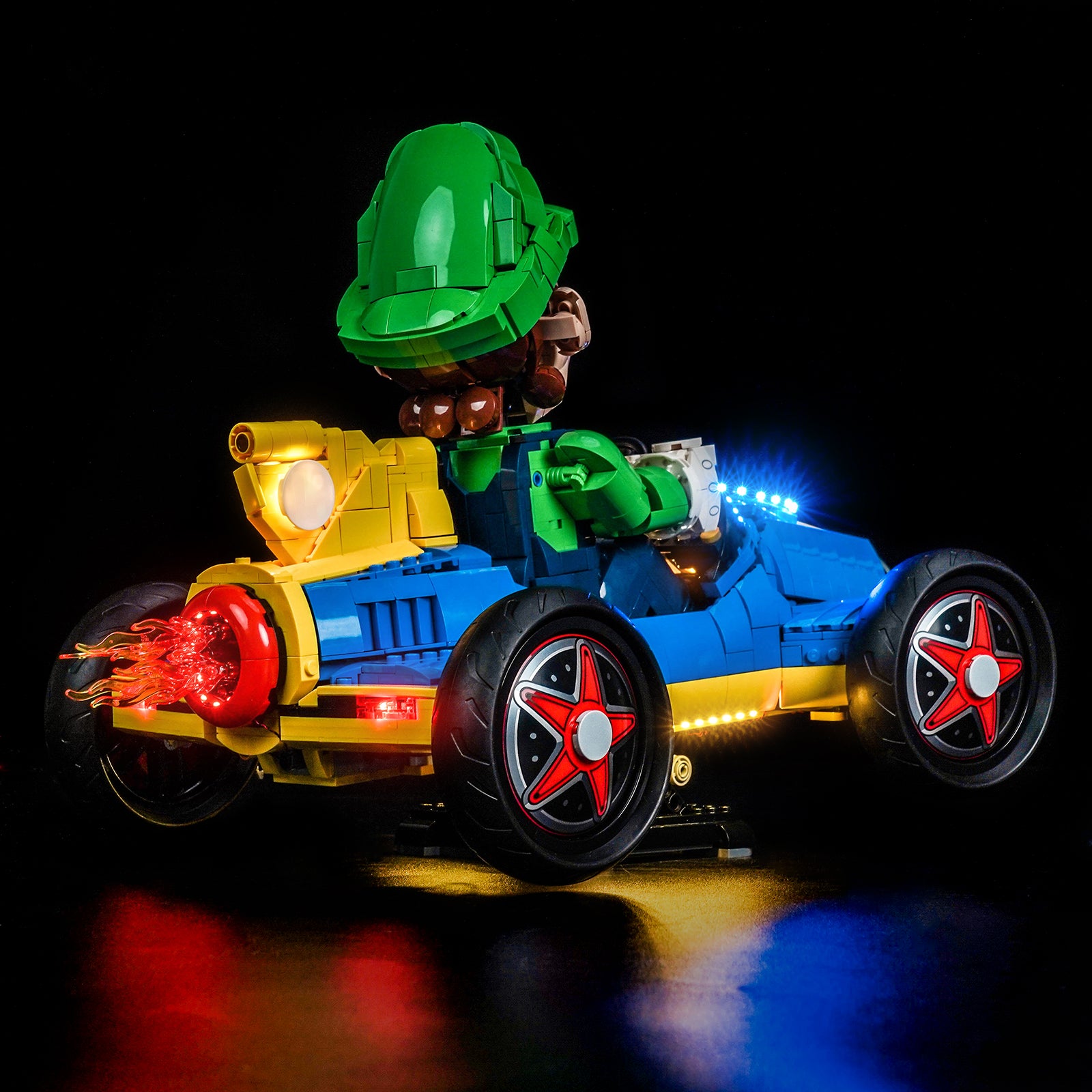 LED Light Kit for LEGO Super Mario Mario Kart™ – Luigi & Mach 8 72050