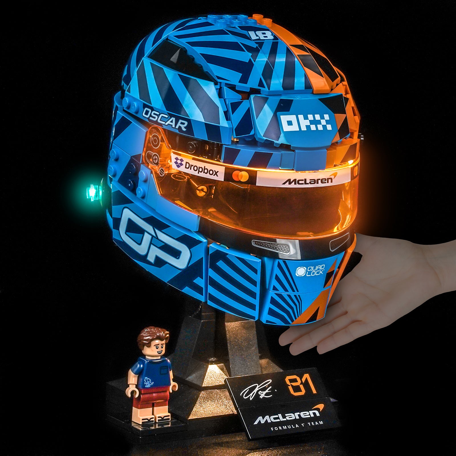 Light for LEGO McLaren Mastercard F1® Team Oscar Piastri Helmet 43017